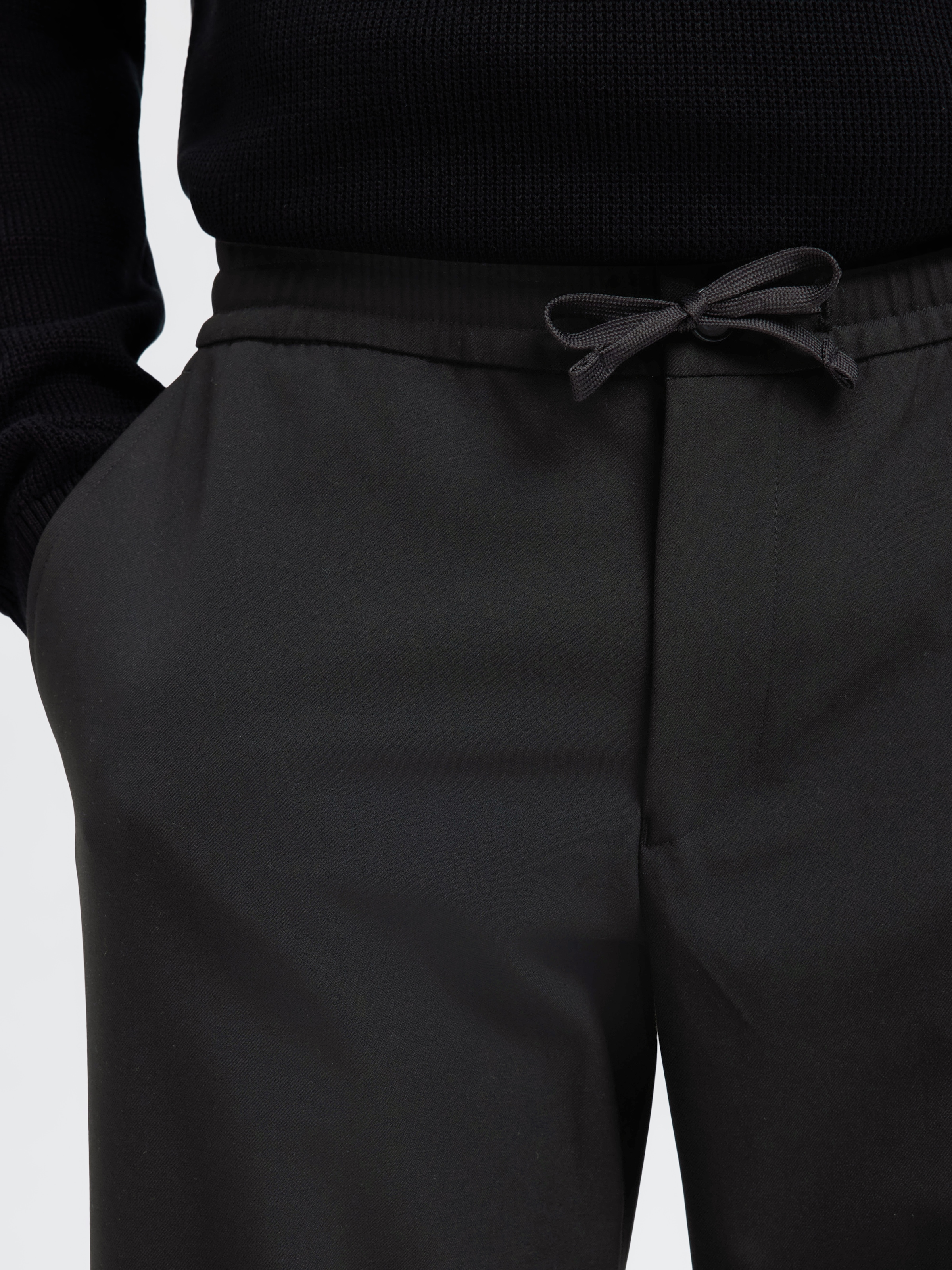 SELECTED Schlupfhose »SLH196-STRAIGHT ROBERT STRING PANT NOOS«  Materialmix, straight fit