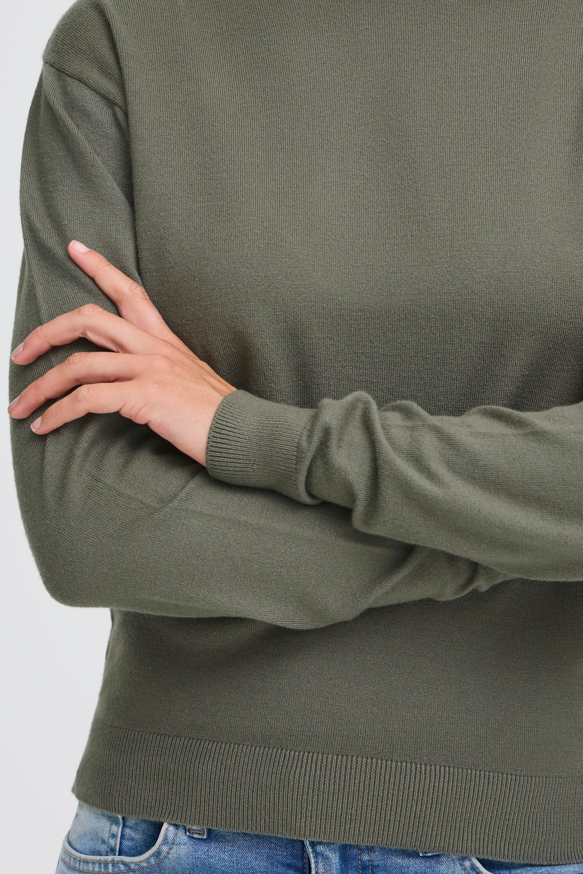 OXMO Strickfleece-Pullover »Strickpullover OXISCANNY LS«