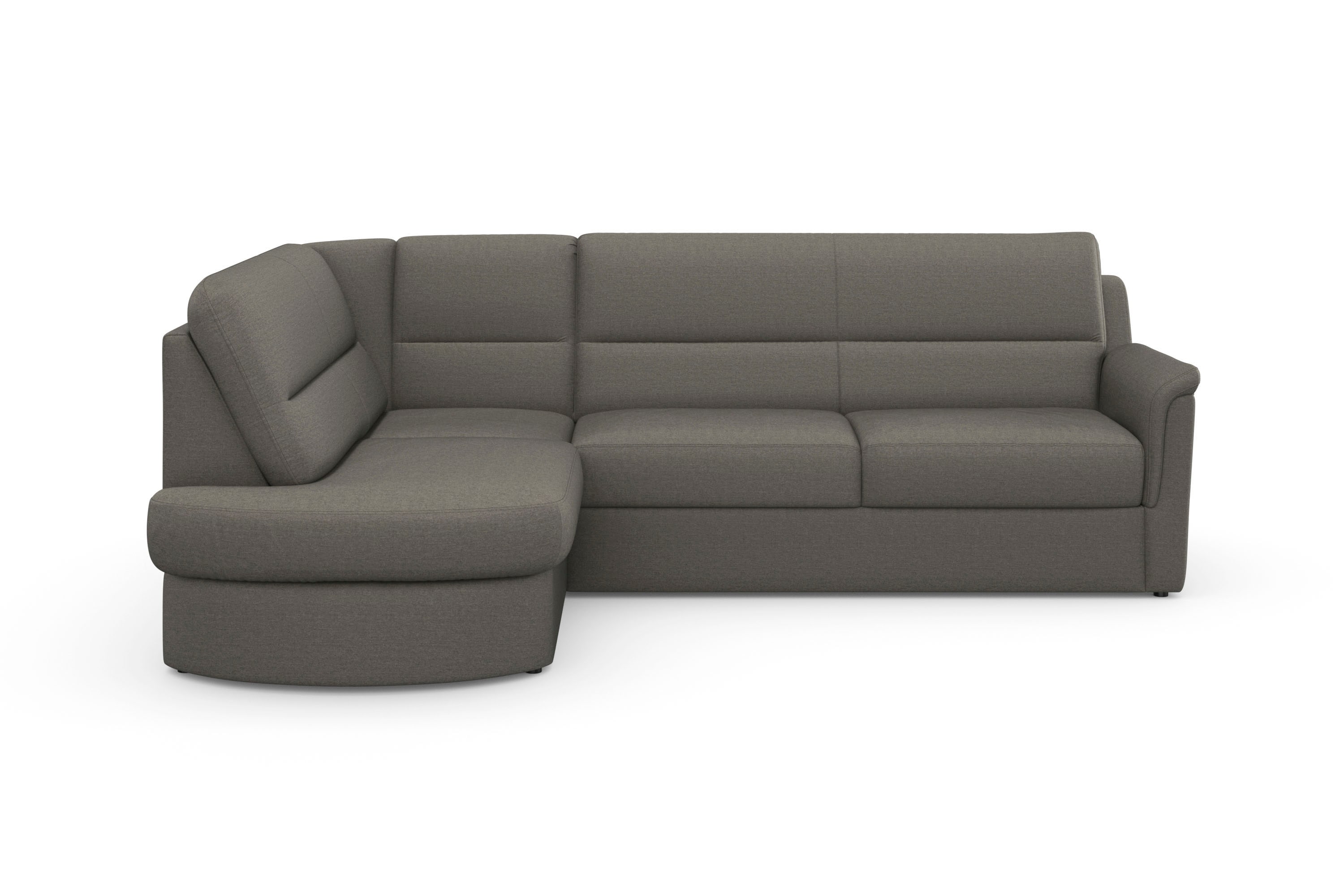 sit&more Ecksofa "Panini L-Form" wahlweise mit Schlaffunktion und Bettkasten