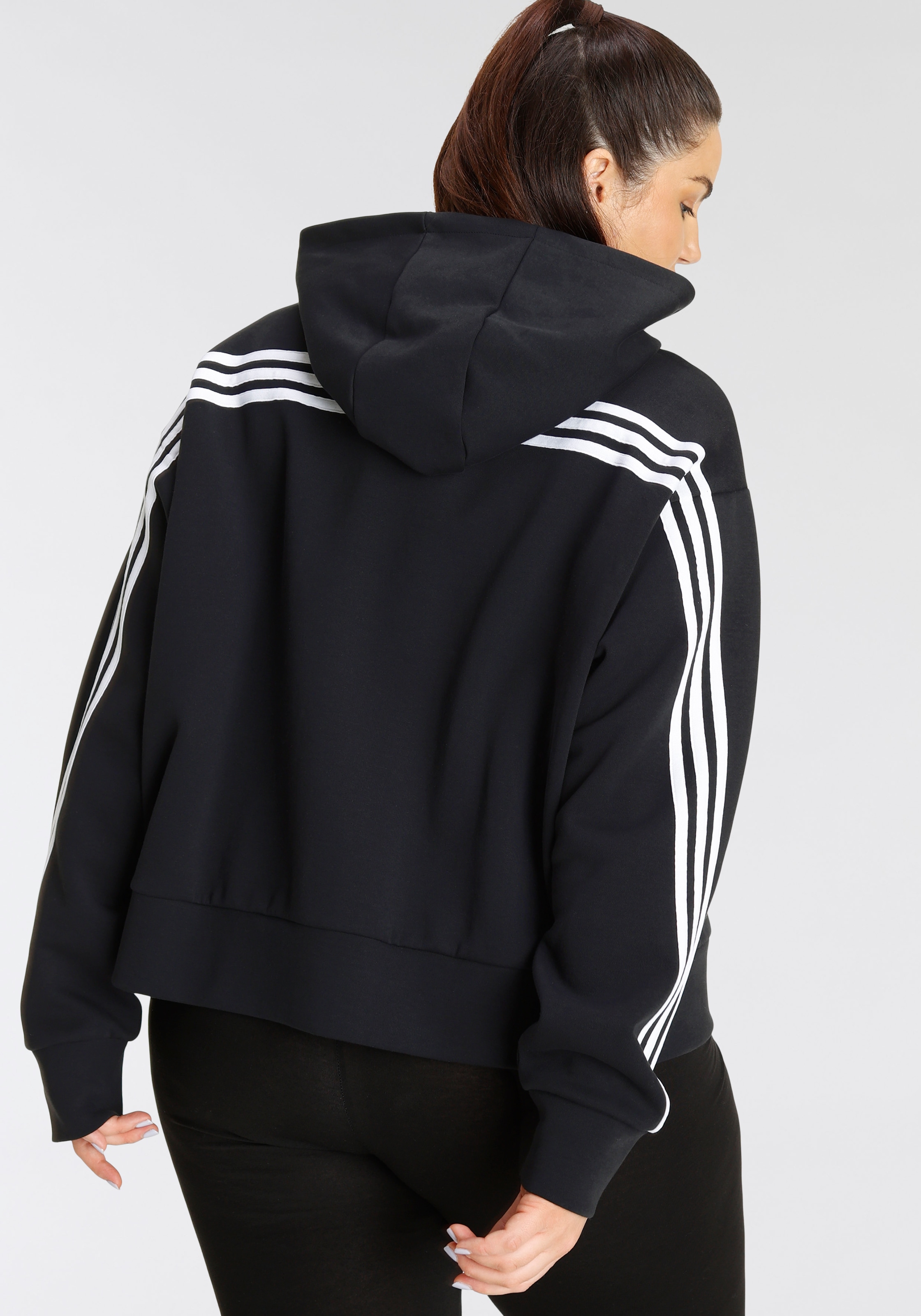 adidas Sportswear Outdoorjacke »FUTURE ICONS 3STREIFEN KAPUZENJACKE«, mit Kapuze