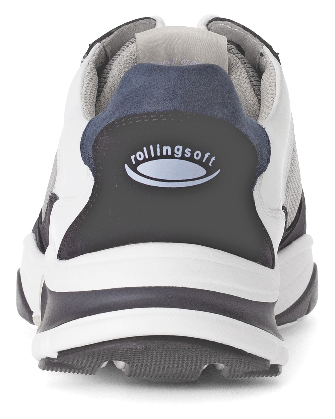 Gabor Rollingsoft Keilsneaker, Freizeitschuh, Halbschuh, Schnürschuh mit Logo an der Ferse, G-Weite