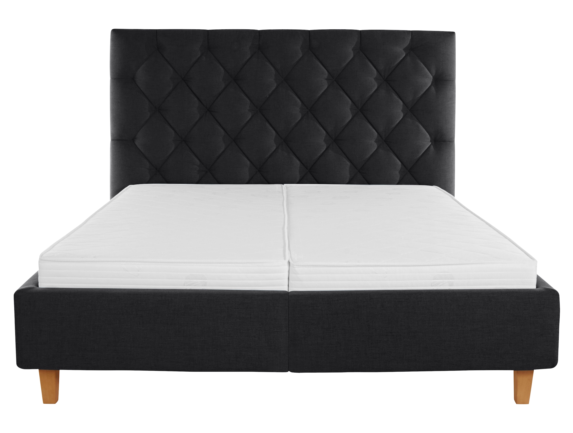 Home affaire Polsterbett "Sunley 140" Kreuzsteppung, Kopfteilhöhe 142 cm, o günstig online kaufen