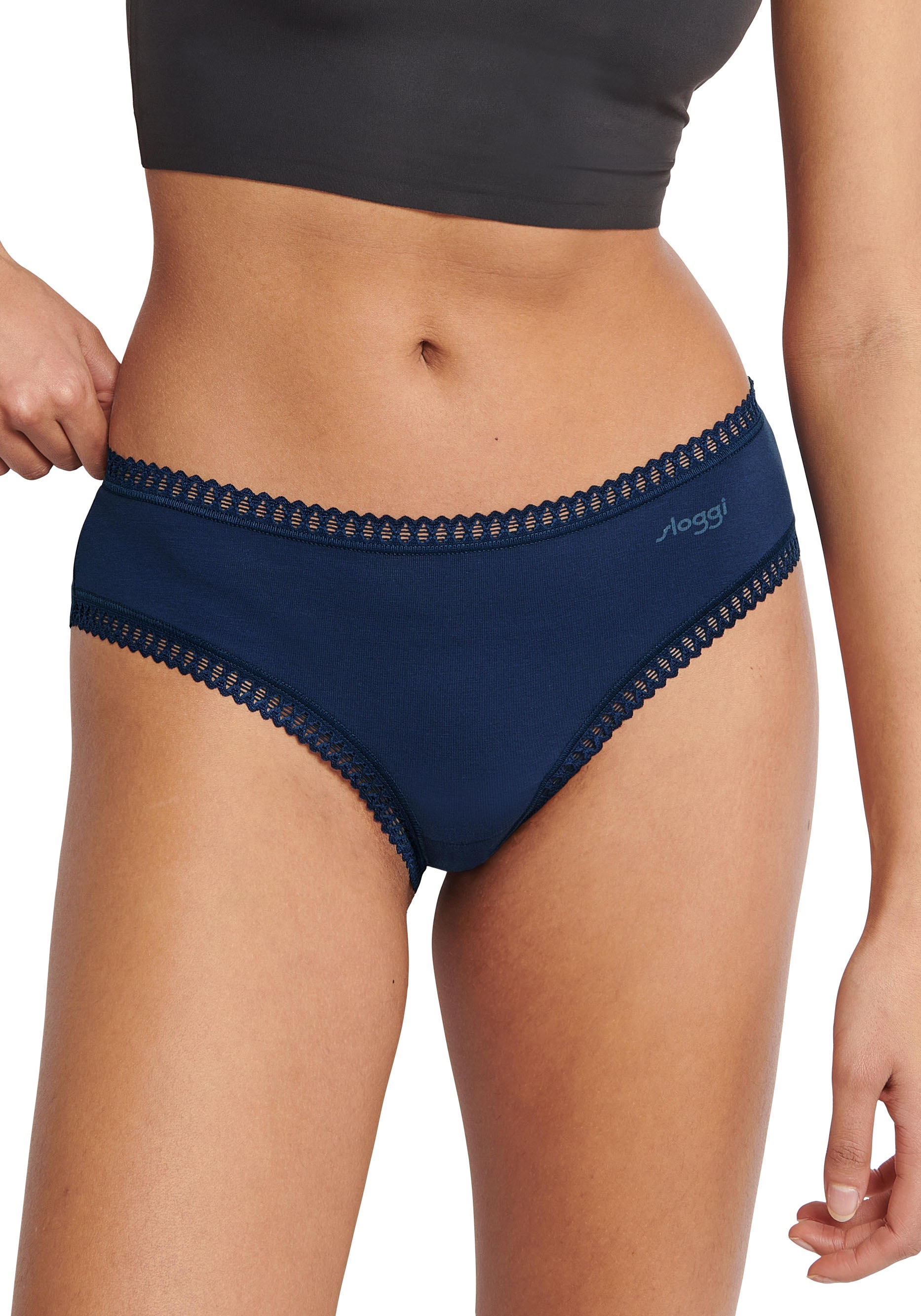 sloggi Hipster "GO Crush Hipster C3P" 3er Pack, mit Spitzendetails günstig online kaufen