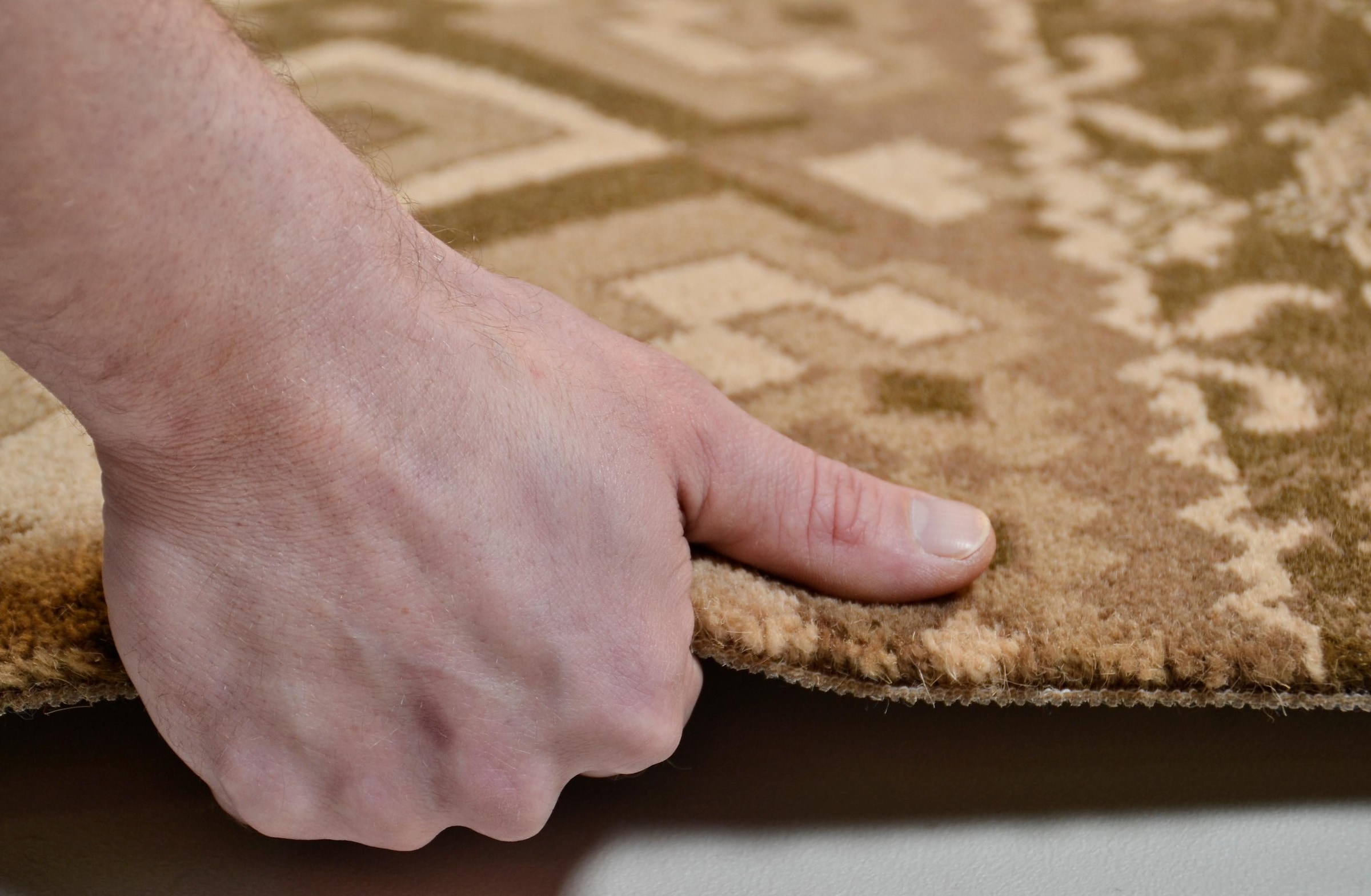 THEKO Teppich »Timeless 3«, rechteckig, 12 mm Höhe, Kurzflor, florales Patchwork Design, 80% Schurwolle, Wohnzimmer