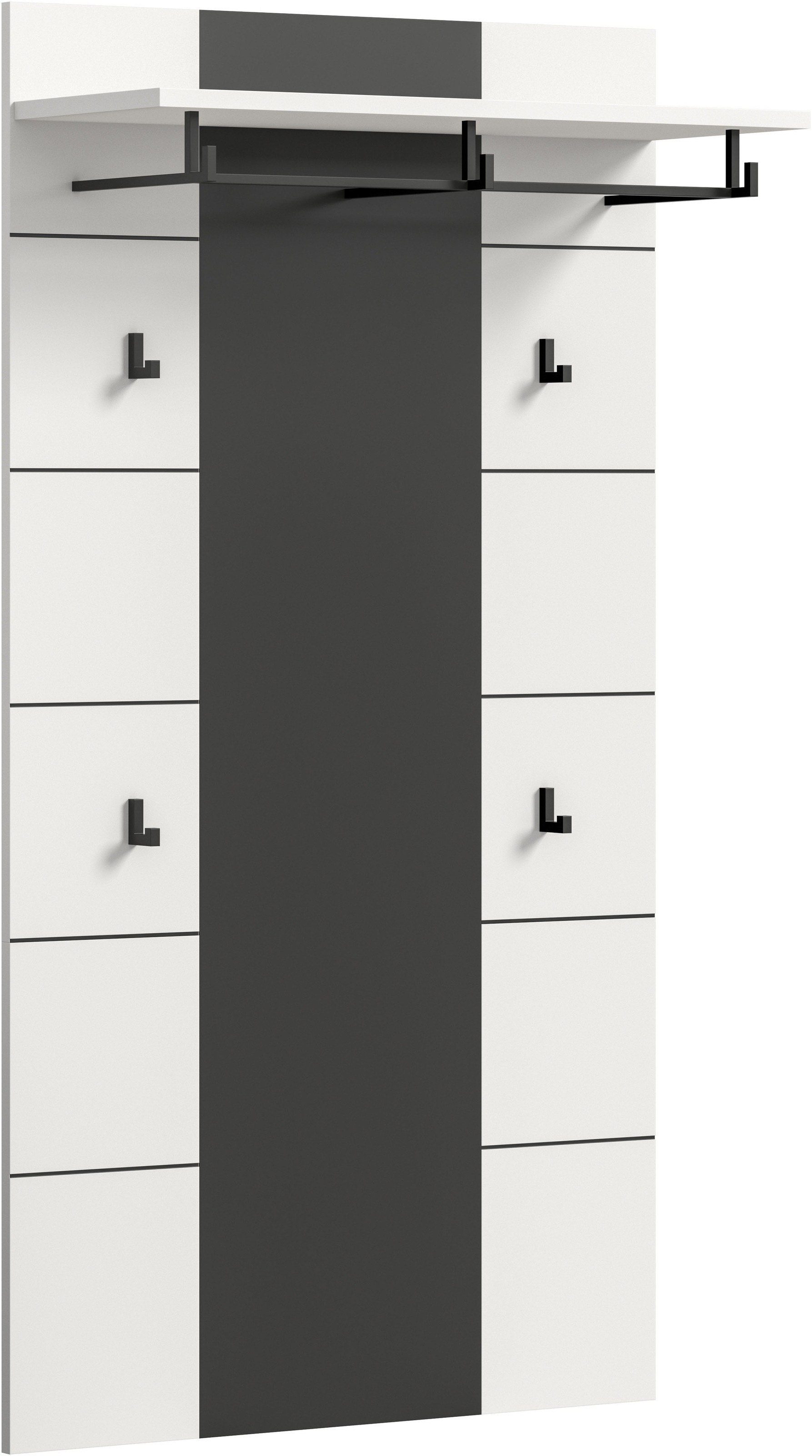 INOSIGN Garderobenpaneel, (1 St., in verschiedenen Farben erhältlich), Paneel, Wandboard, Garderobe, Garderobenleiste, Garderobenboard