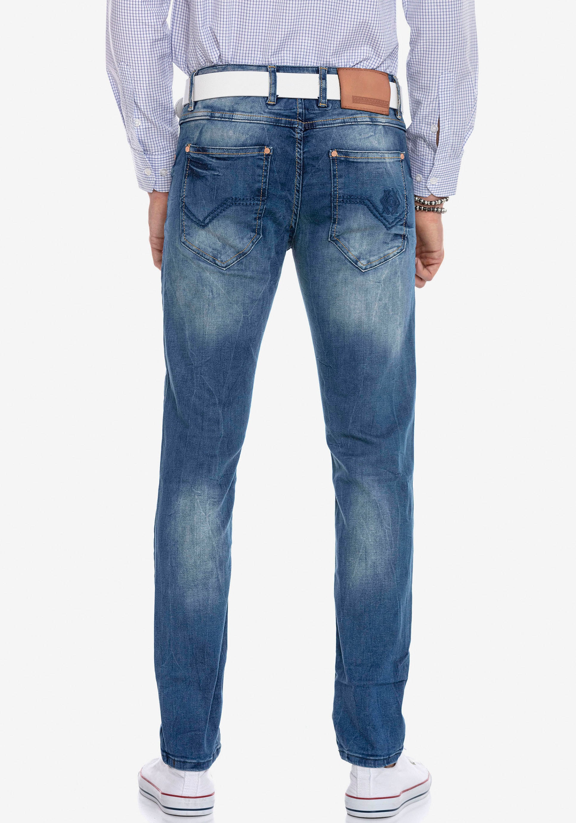 Cipo & Baxx 5-Pocket-Jeans "Jeans", im Straight Fit günstig online kaufen