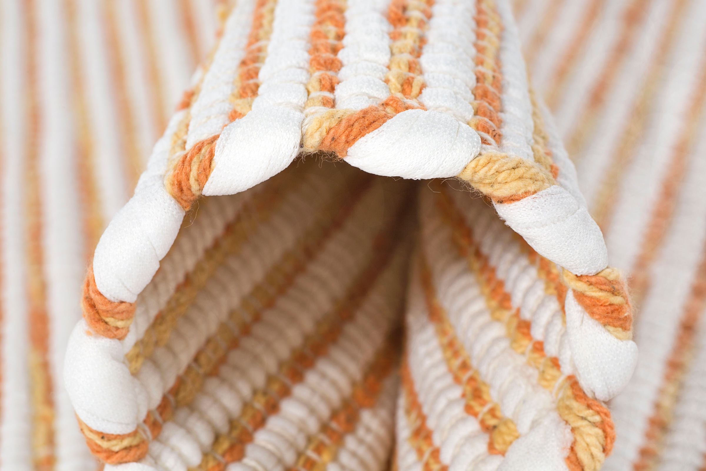 Andiamo Teppich 1«, Flachgewebe, Teppich, reine handgewebt, bestellen »Milo Handweb Baumwolle, Fransen rechteckig, | BAUR mit