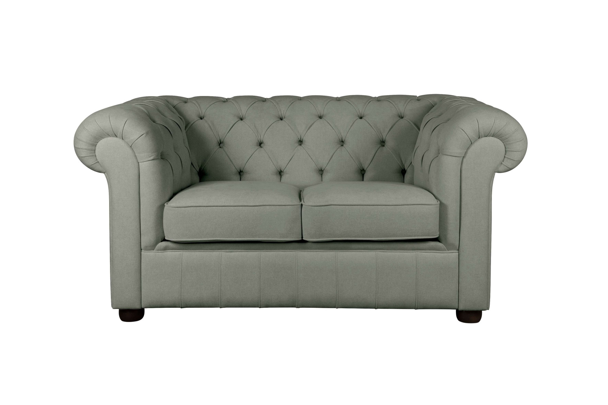 Home affaire 2-Sitzer »CHARENTE, Chesterfield-Sofa, Wellenfederung, Maße: B/T/H: 147/89/74 cm«, mit edler Knopfheftung und typischen Armlehnen