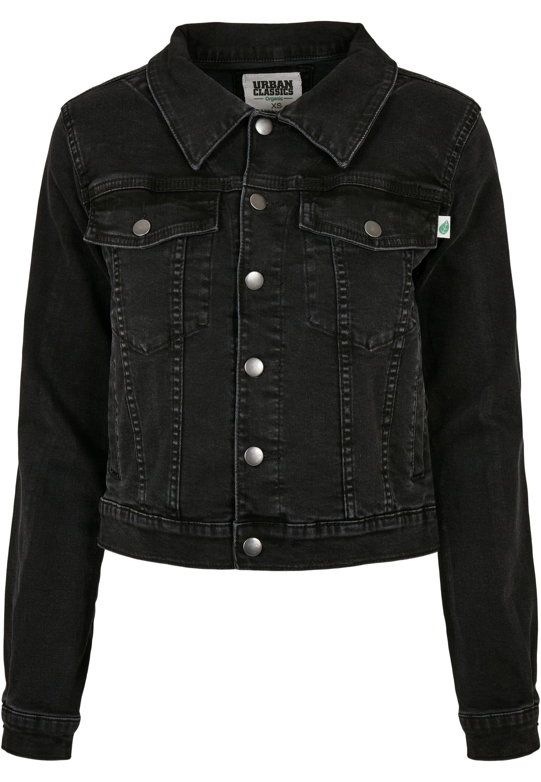 URBAN CLASSICS Jeansjacke »Urban Classics Damen Ladies Organic Denim Jacket«, (1 St.), ohne Kapuze