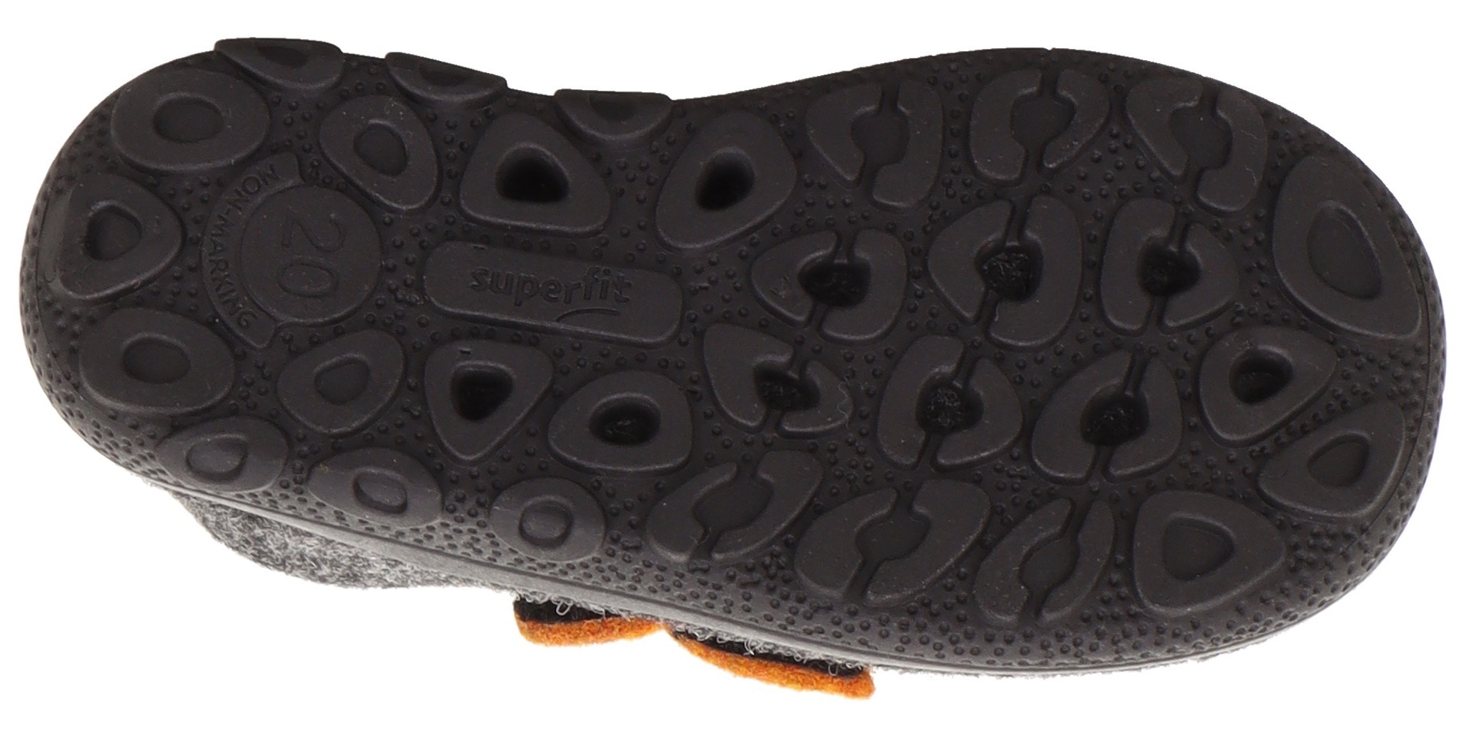 Superfit Hausschuh »HAPPY OCTI WMS: Mittel«, Babyschuh mit Klettverschluss, Größenschablone zum Download