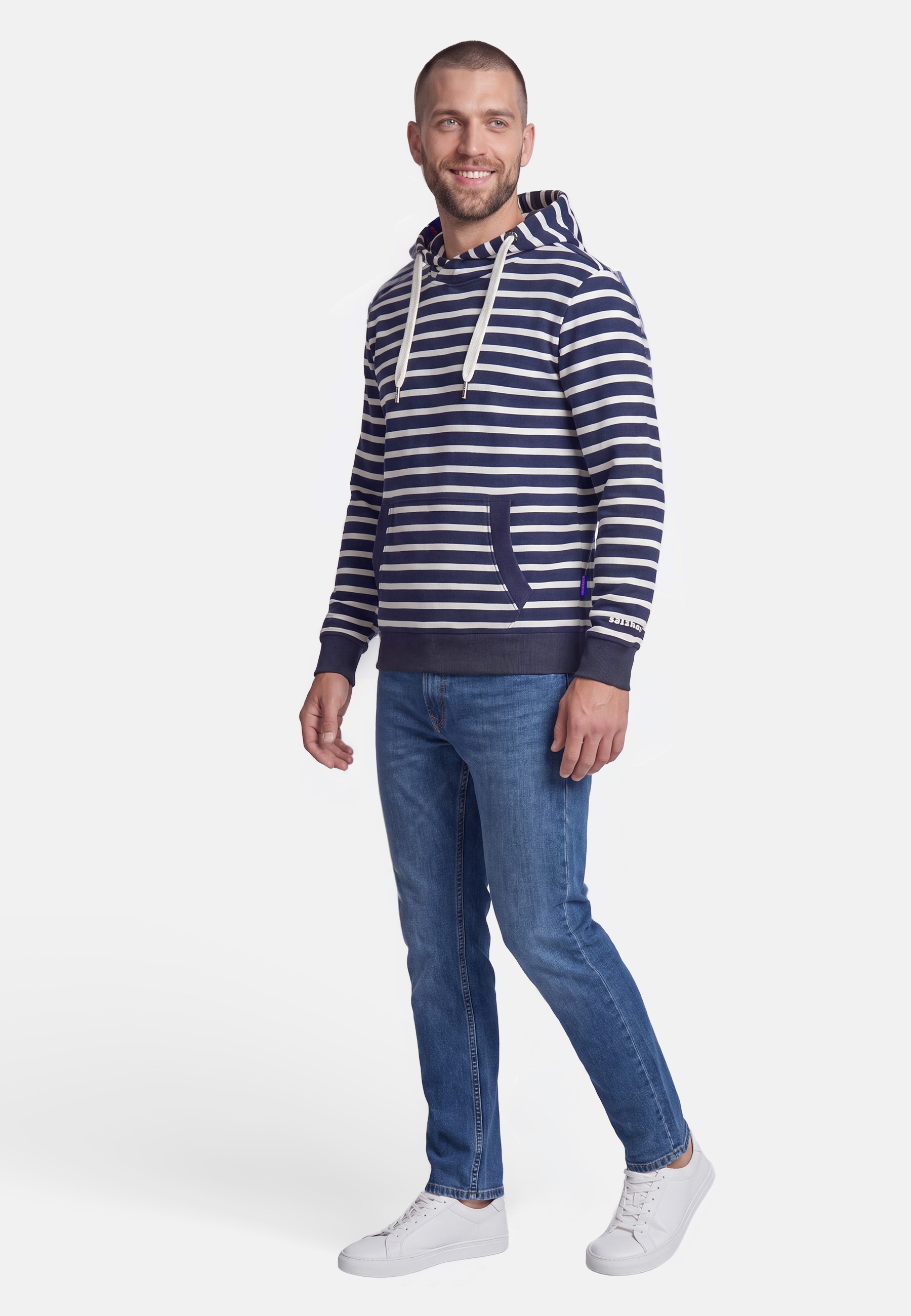 salzhaut Kapuzenpullover »Hoodie HEFF - RINGEL«