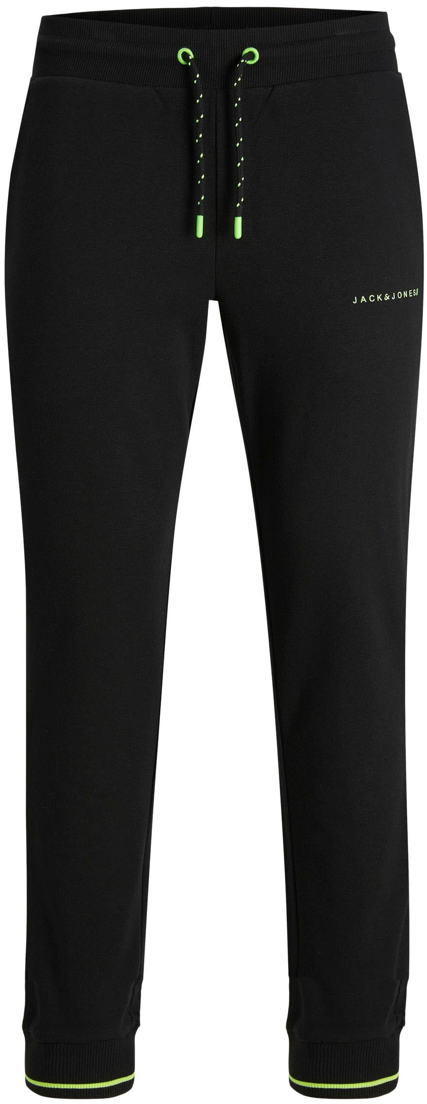 JACK&JONES JUNIOR JPSTGORDON JJSWIFT Sweat Pants Noos MNI, Pantaloni Sportivi Bambino, Black - 3