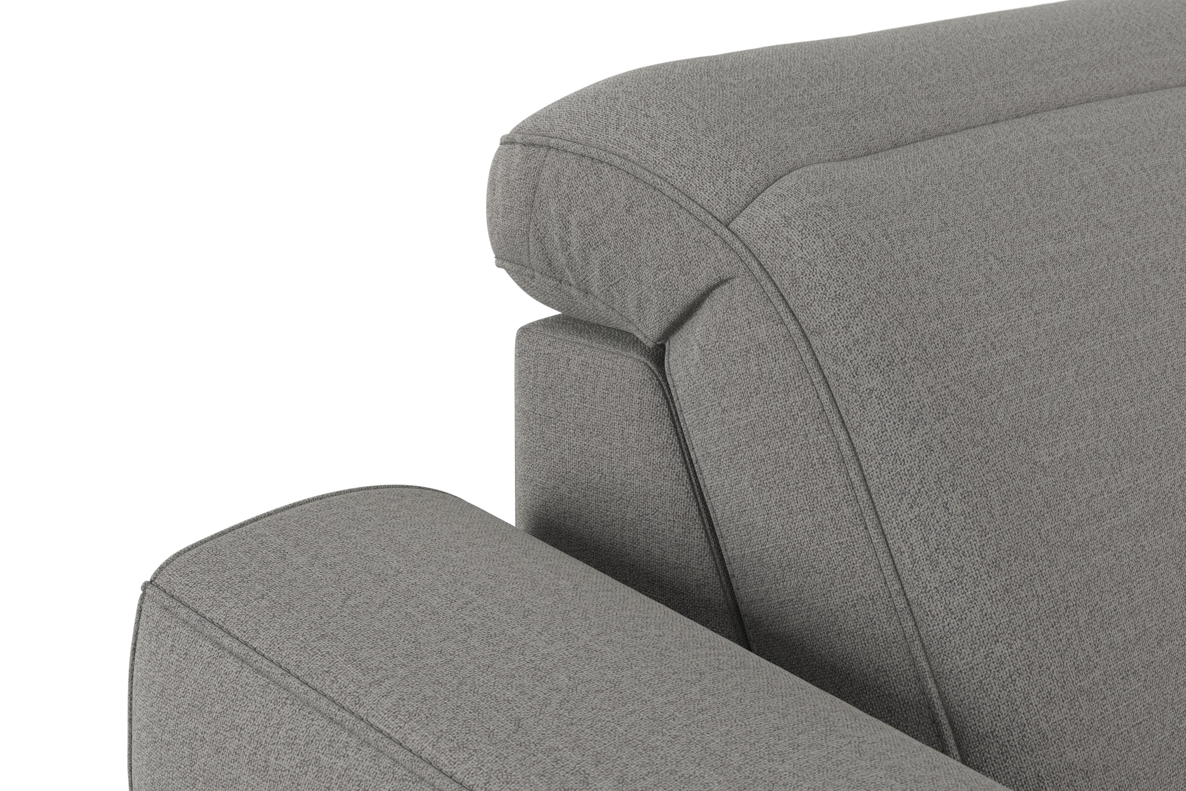 sit&more Wohnlandschaft »Dundee U-Form«, mit Federkern und Massivholzfüßen, wahlweise mit Kopfteilverstellung