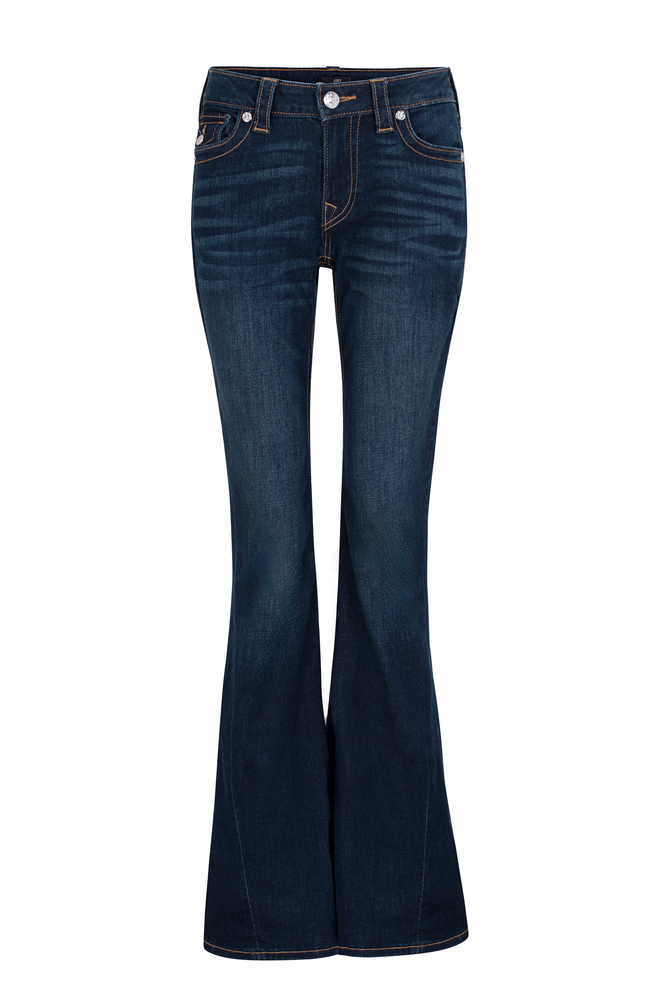 True Religion Bootcut-Jeans »JOEY MID RISE FLARE FLAP« Baumwollmischung, Flared fit