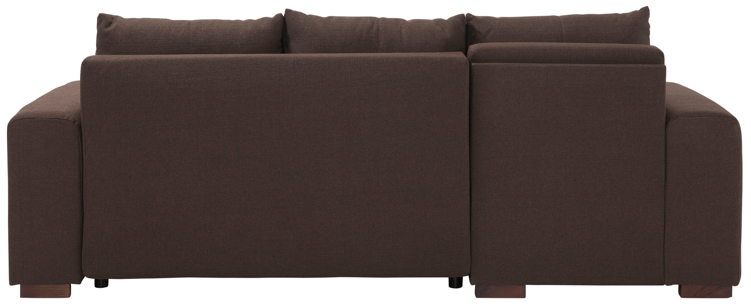 Home affaire Ecksofa »Viborg L-Form«, mit Regal in der Armlehne, wahlweise mit Bettfunktion