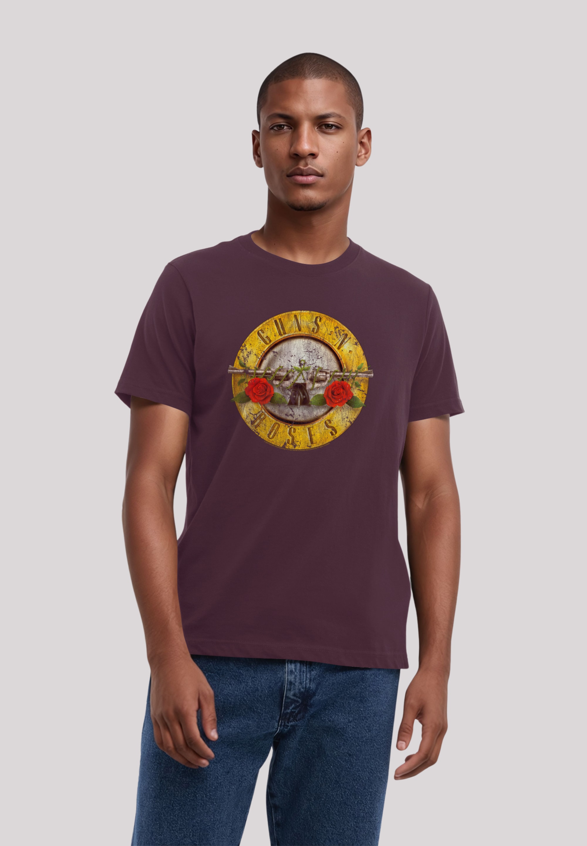 F4NT4STIC T-Shirt »Guns 'n' Roses Vintage Bullet Logo«, Premium Qualität Streetwear