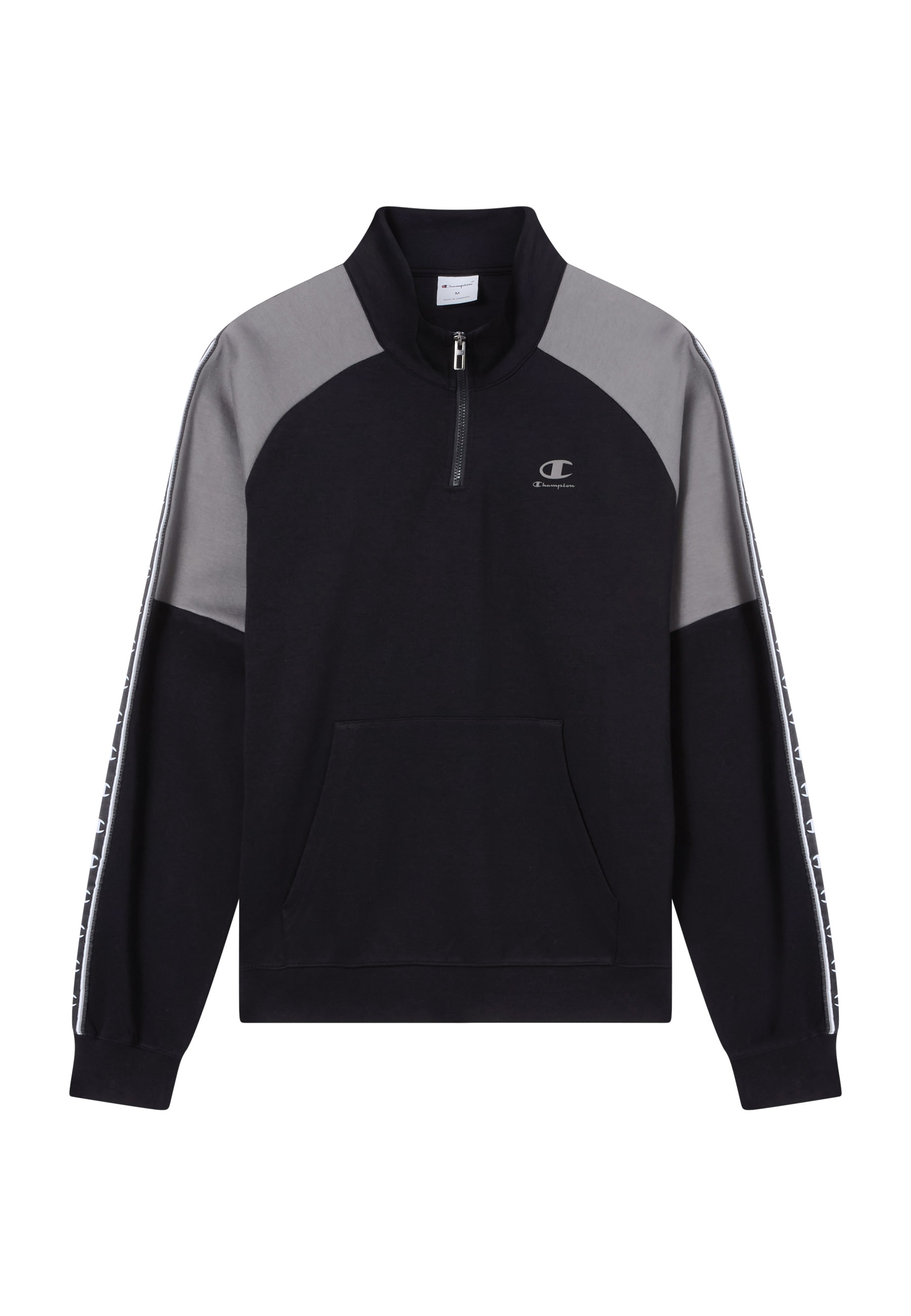 Champion Sweatshirt »Sports-inspired Interlock Half Zip Sweatshirt with Tape detailing«, komfortabler Schnitt, sportlicher Stil, Rundhalsausschnitt
