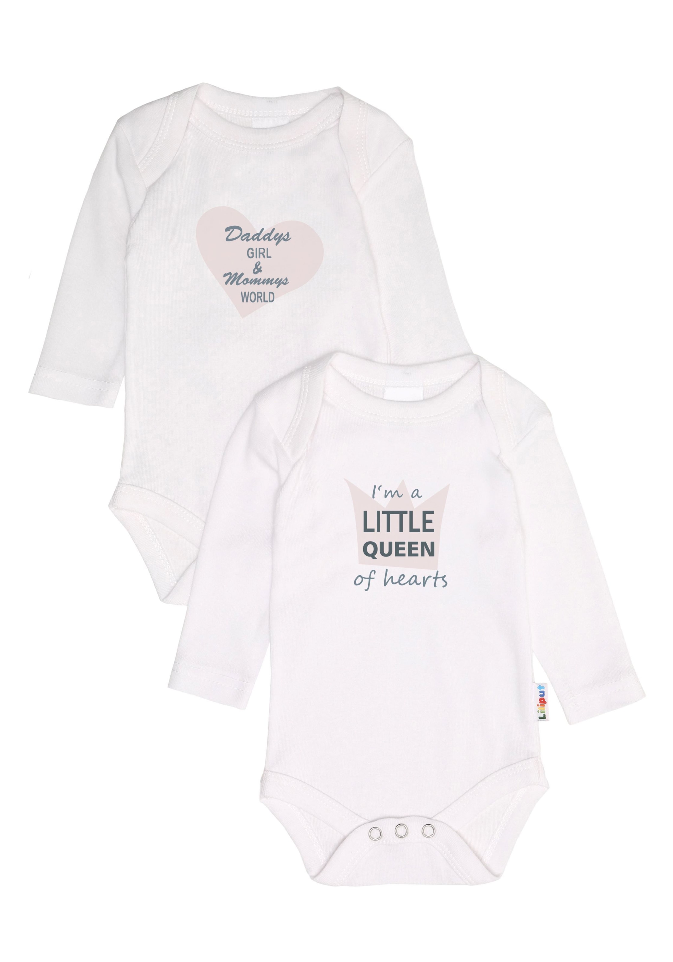 Liliput Body "Little Queen", im 2er-Pack mit Druckknöpfen im Schritt