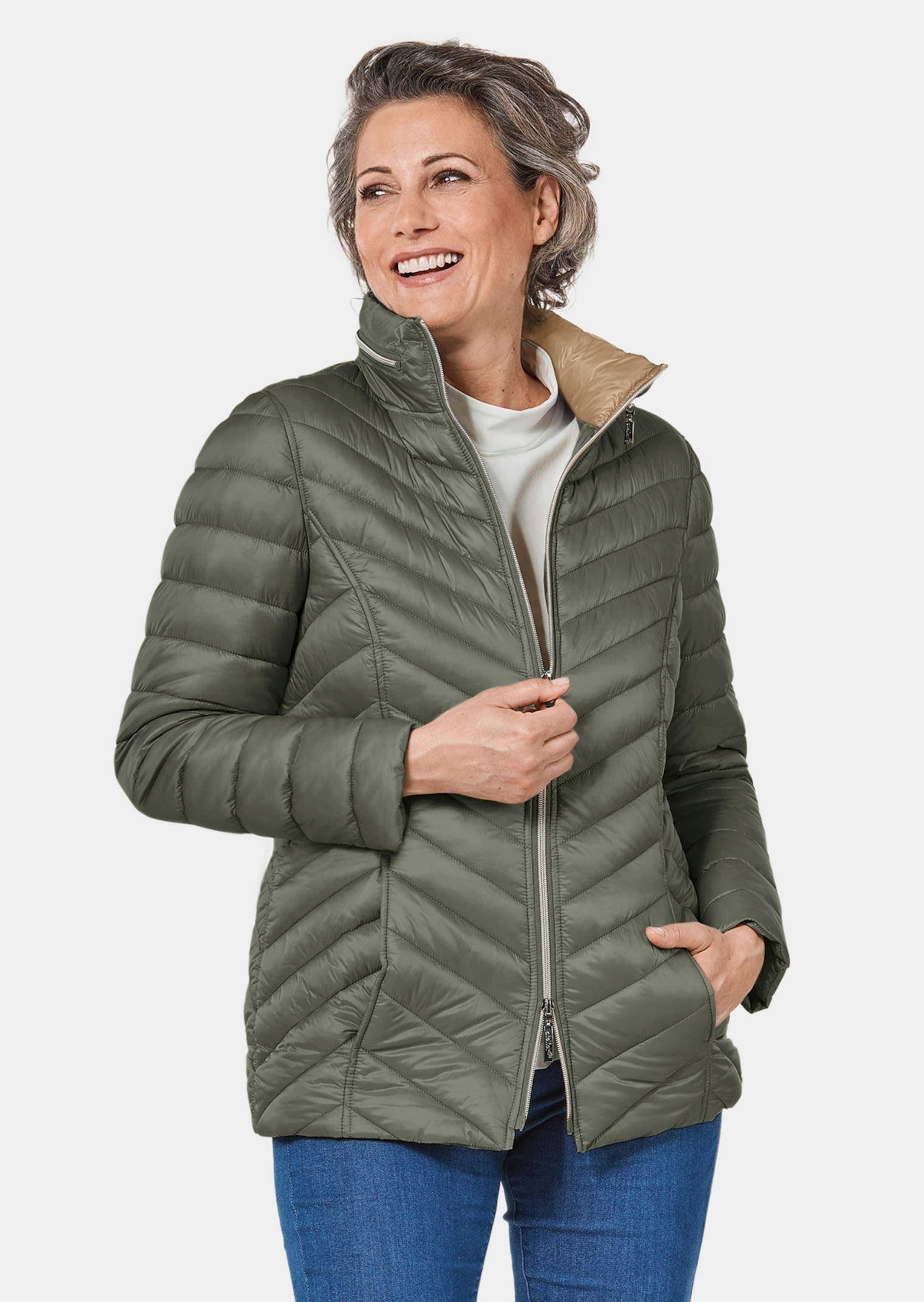 GOLDNER Steppjacke »Steppjacke Leichte Steppjacke in knitterarmer Ware«