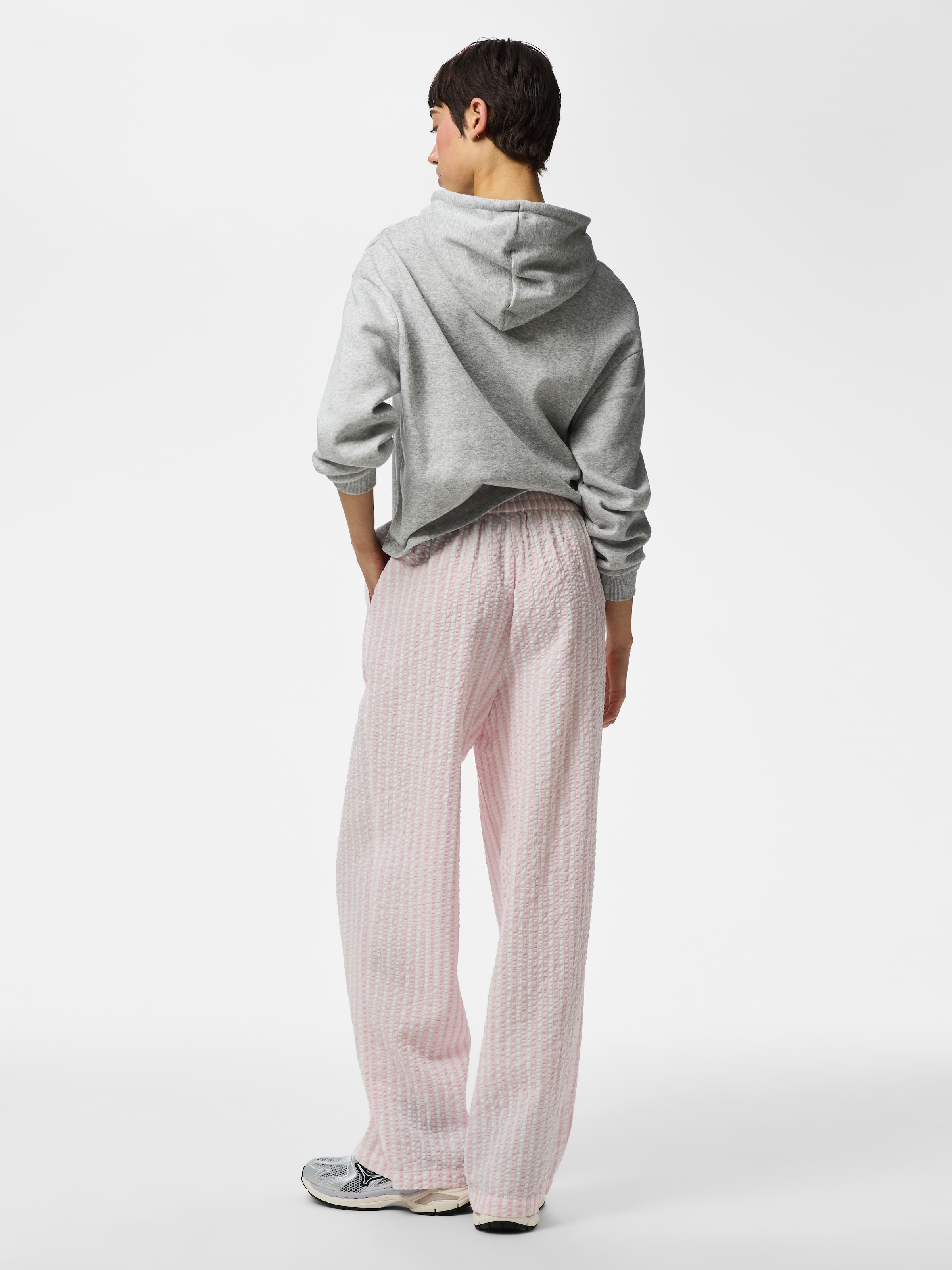 pieces Stoffhose »PCSTINNA HW PANTS WVN NOOS BC«  mit weitem Bein