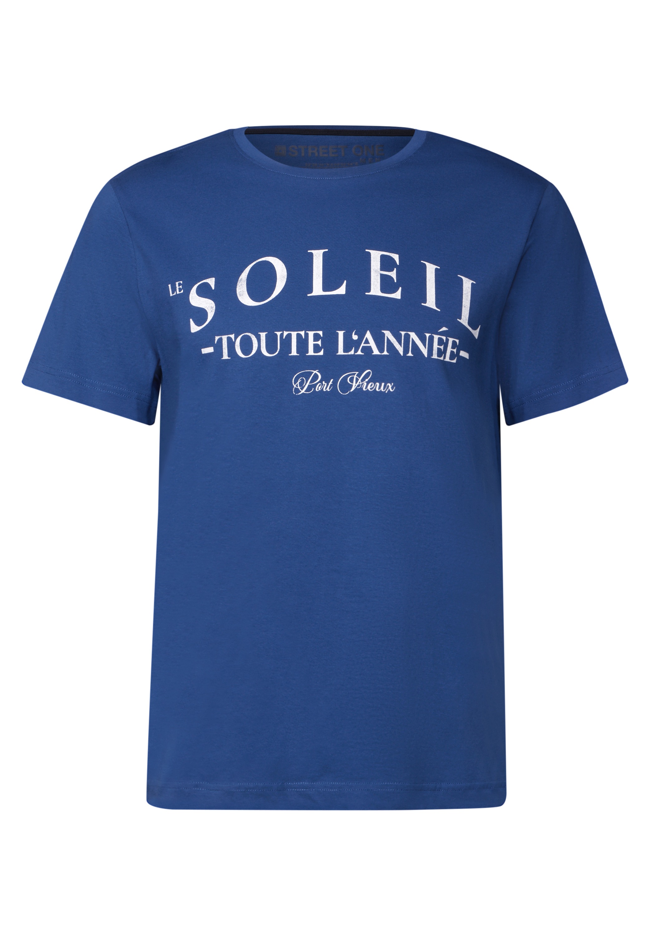 STREET ONE MEN T-Shirt, aus reiner Baumwolle
