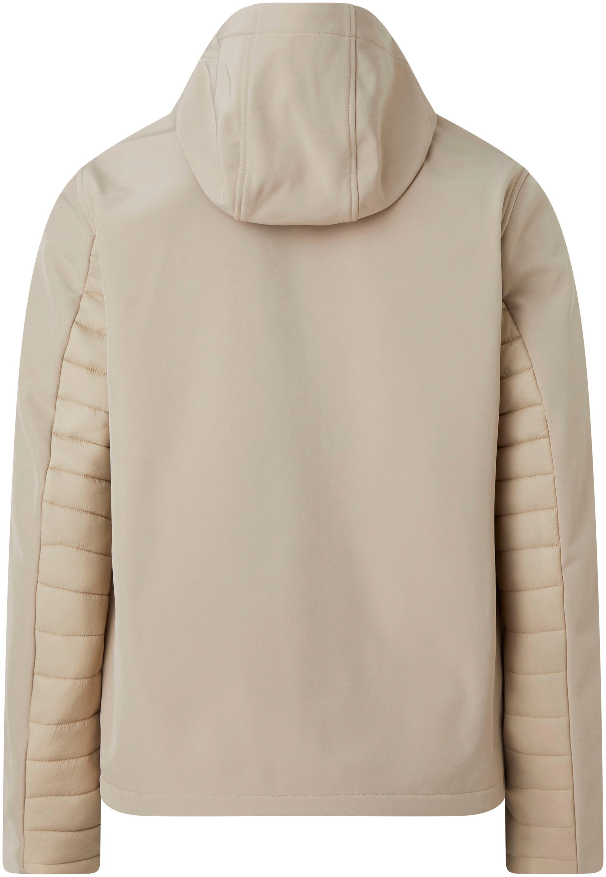 Calvin Klein Outdoorjacke »QUILTED MIX MEDIA JACKET HOOD«, mit Kapuze