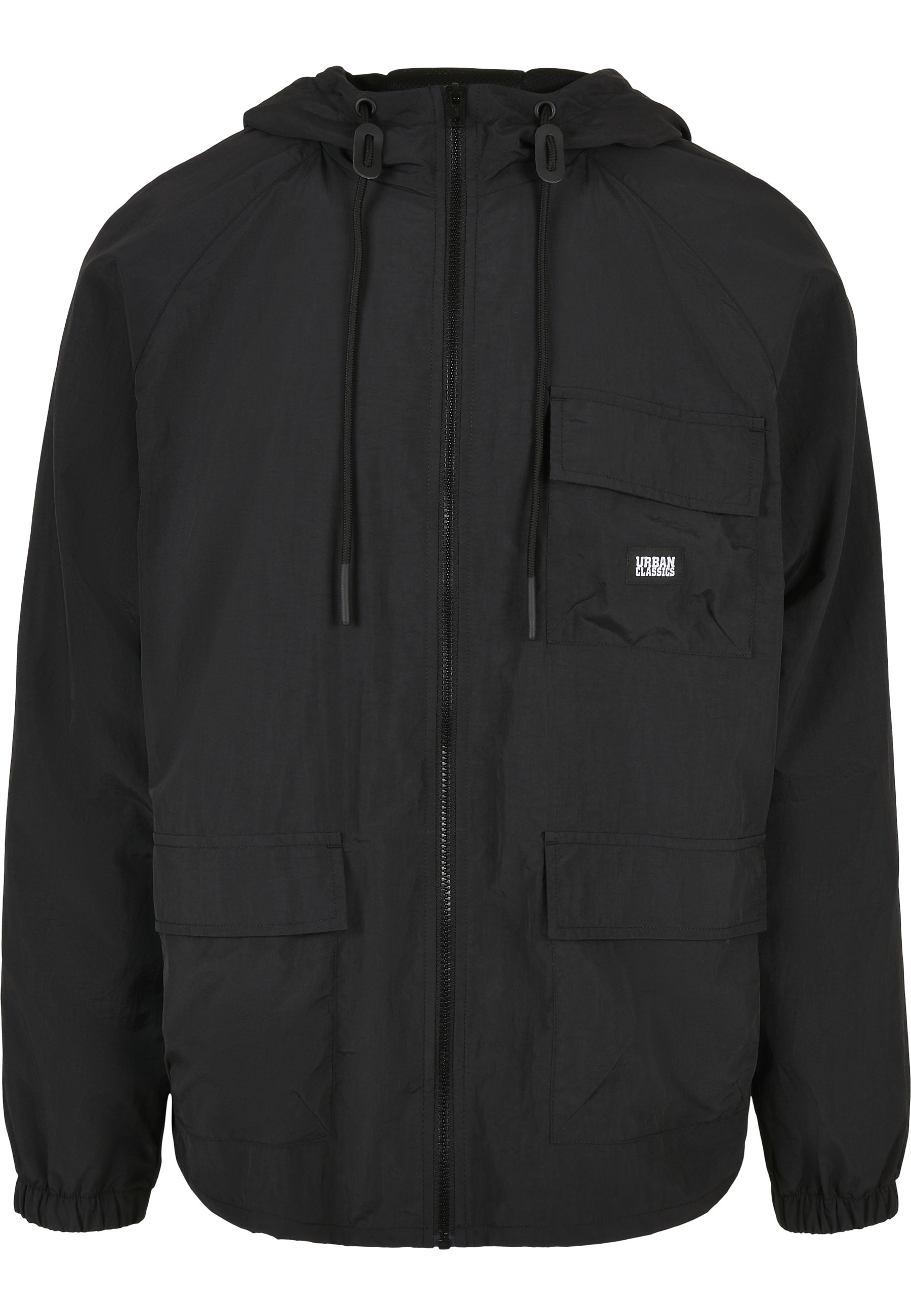URBAN CLASSICS Allwetterjacke "Urban Classics Herren Commuter Parka" 1 Stk. tlg. mit Kapuze