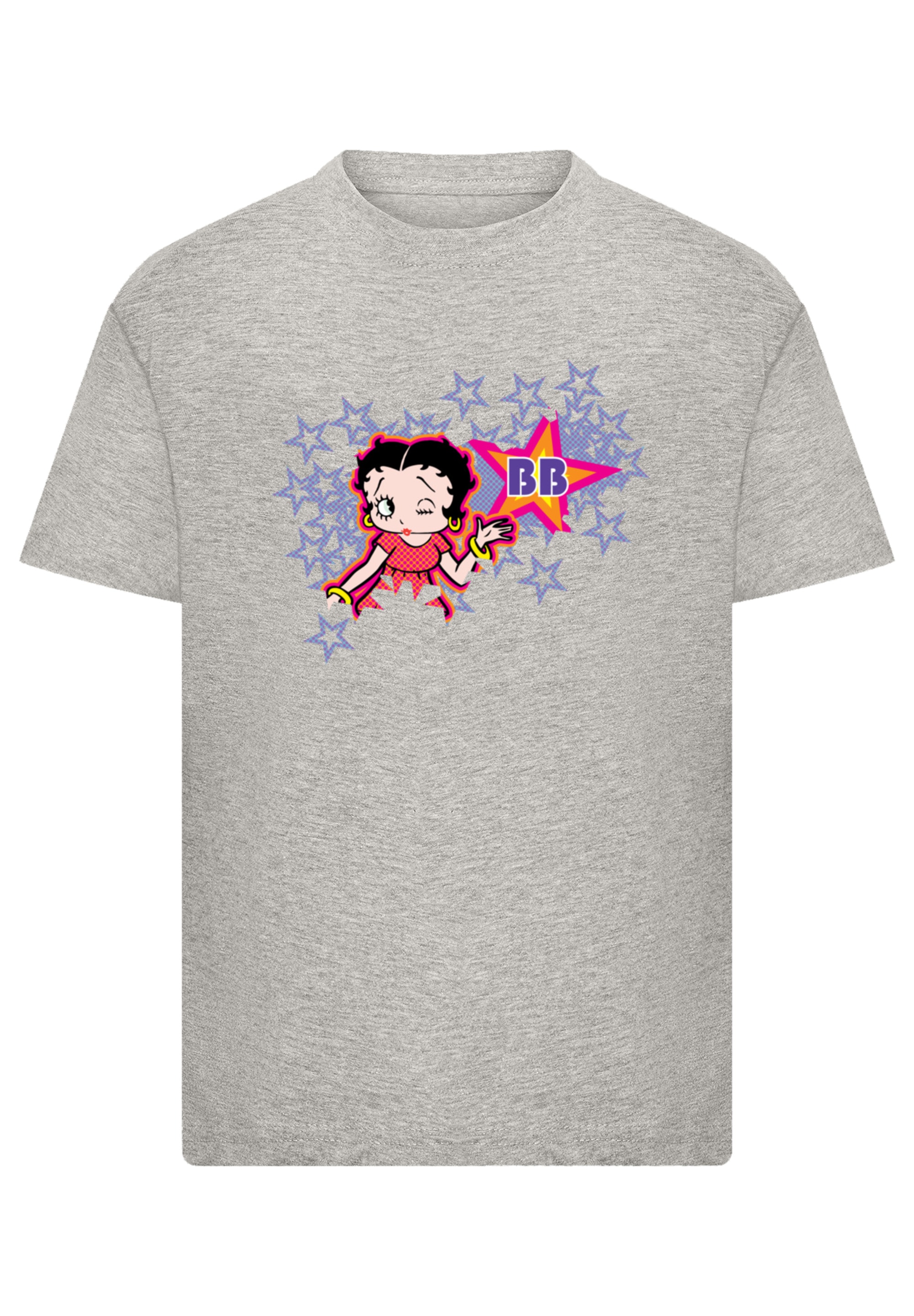 F4NT4STIC T-Shirt »Betty Boop Purple Stars And Dots«, Premium Qualität