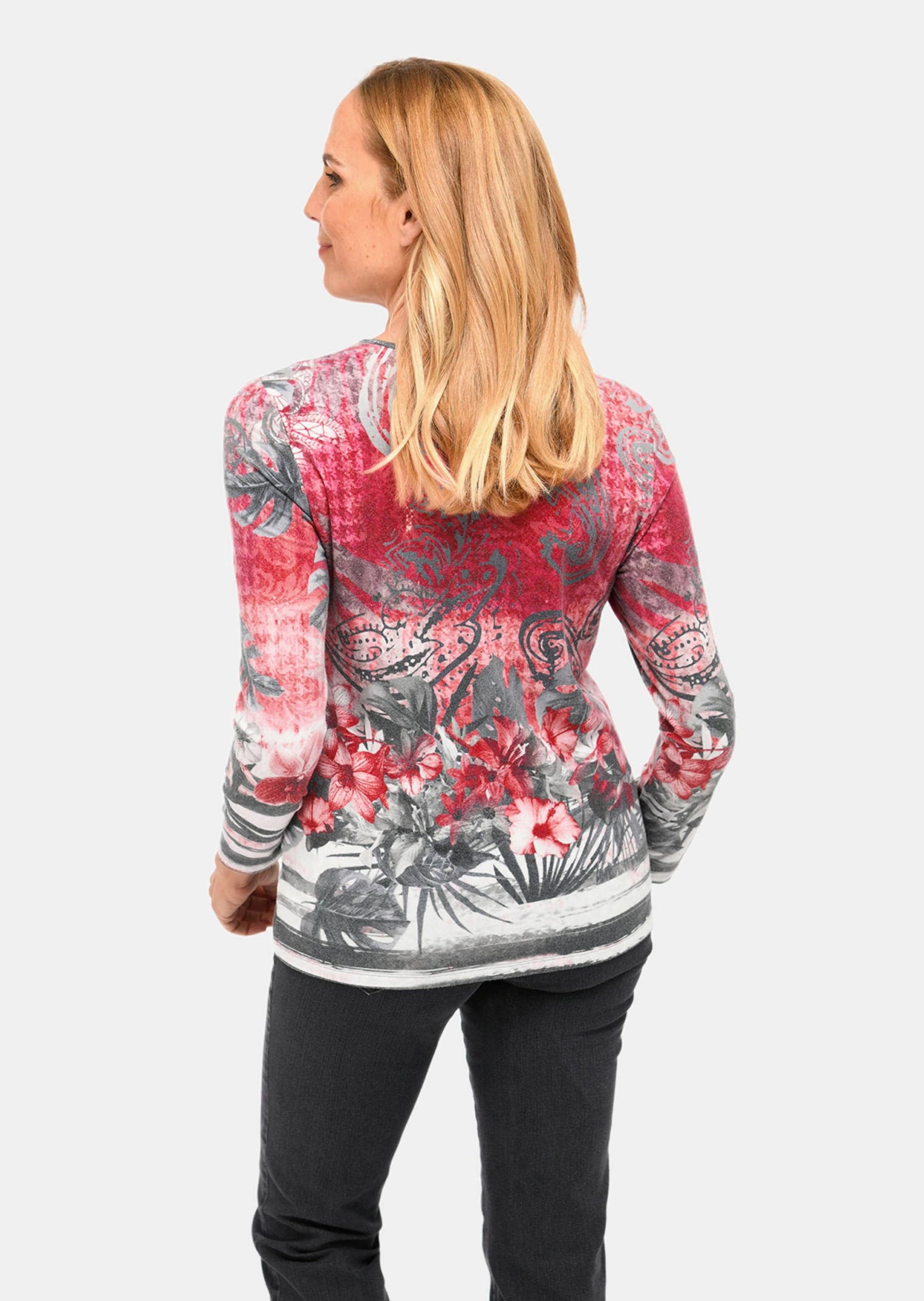 GOLDNER Print-Shirt »Weiches Flanellshirt mit ausdrucksstarkem Druck«