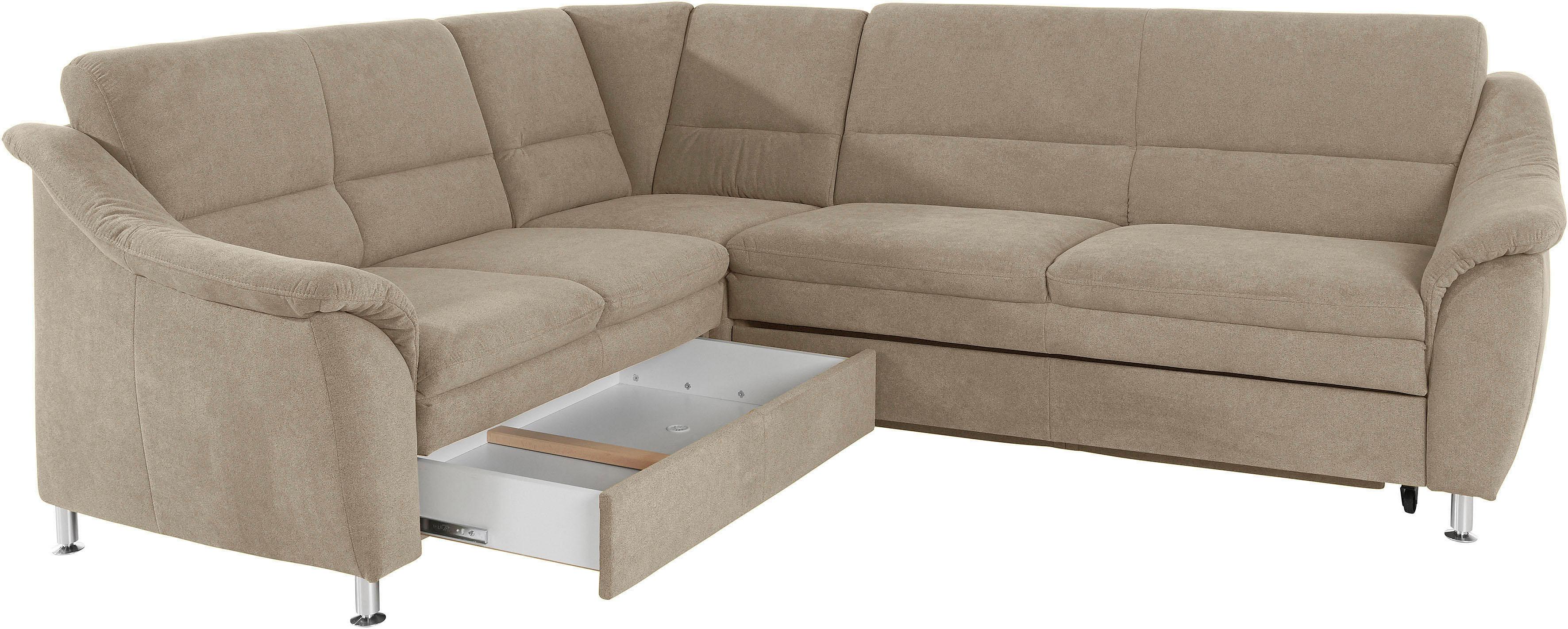 Thumbnail - Places of Style Ecksofa "Cardoso L-Form", Federkern, wahlweise mit Bett, Schubkasten, teilweise Relaxfunktion