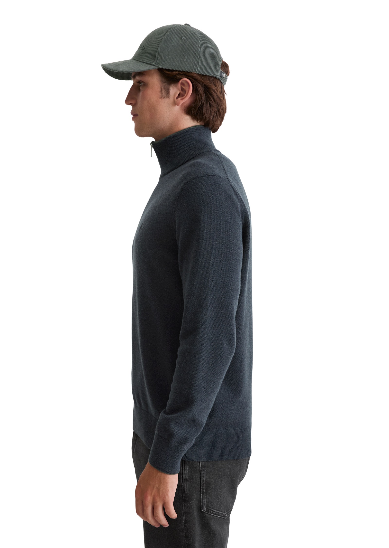 Marc OPolo Troyer "aus Bio-Baumwoll-Schurwoll-Mix" günstig online kaufen