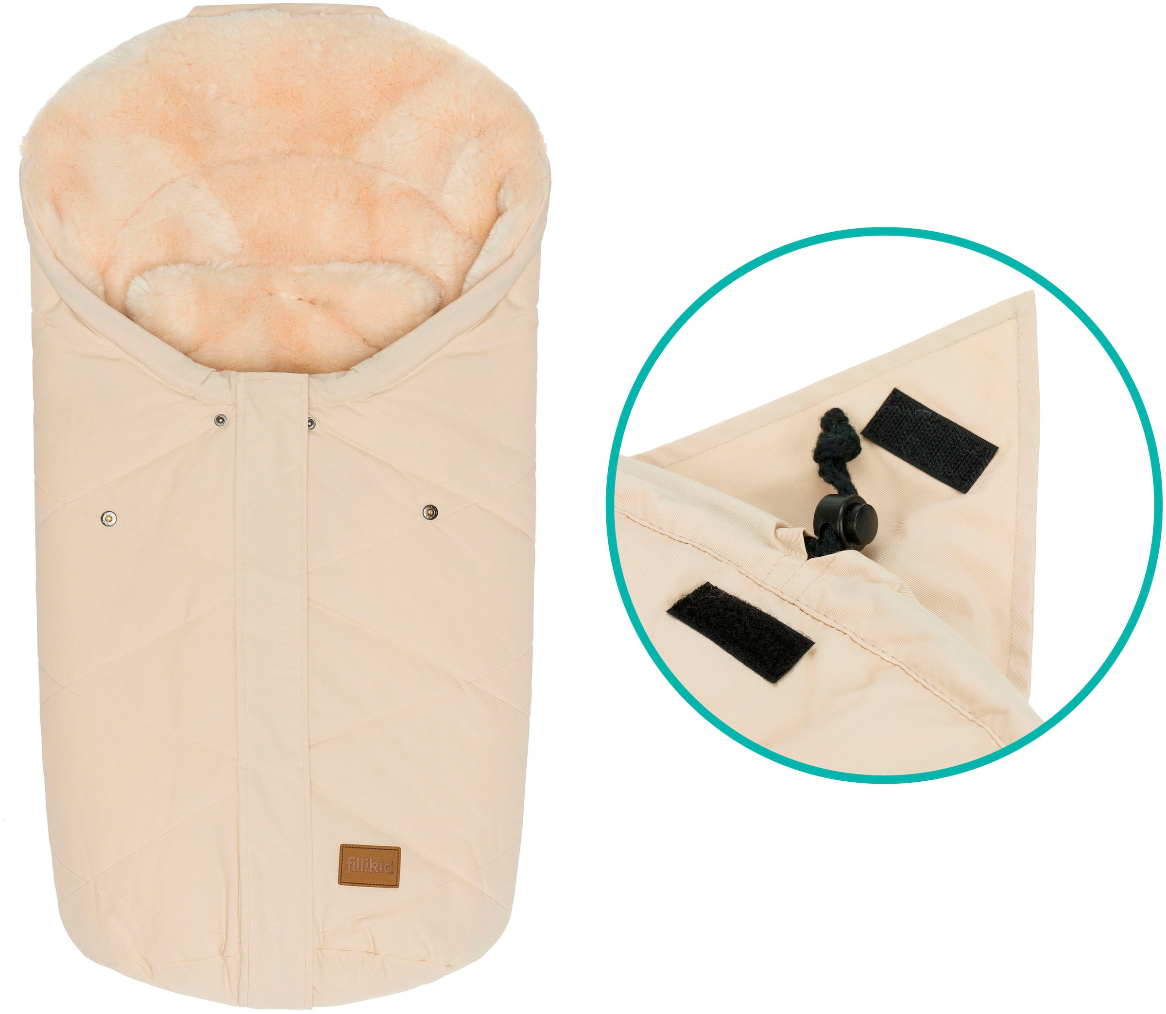 Fillikid Fußsack »Vegan Style, Winterfußsack«