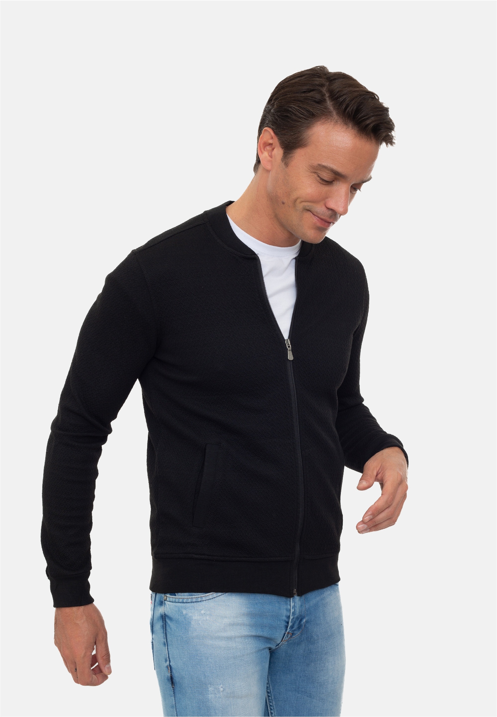 SIR RAYMOND TAILOR Sweatjacke »Bologna«, im klassischen Design