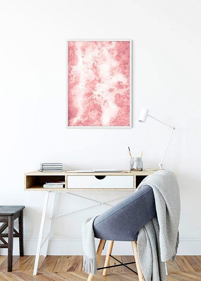 Komar Bild »Pink Bubbles«, Abstrakt, (1 St.), Wandbild zur Dekoration - ohne Rahmen