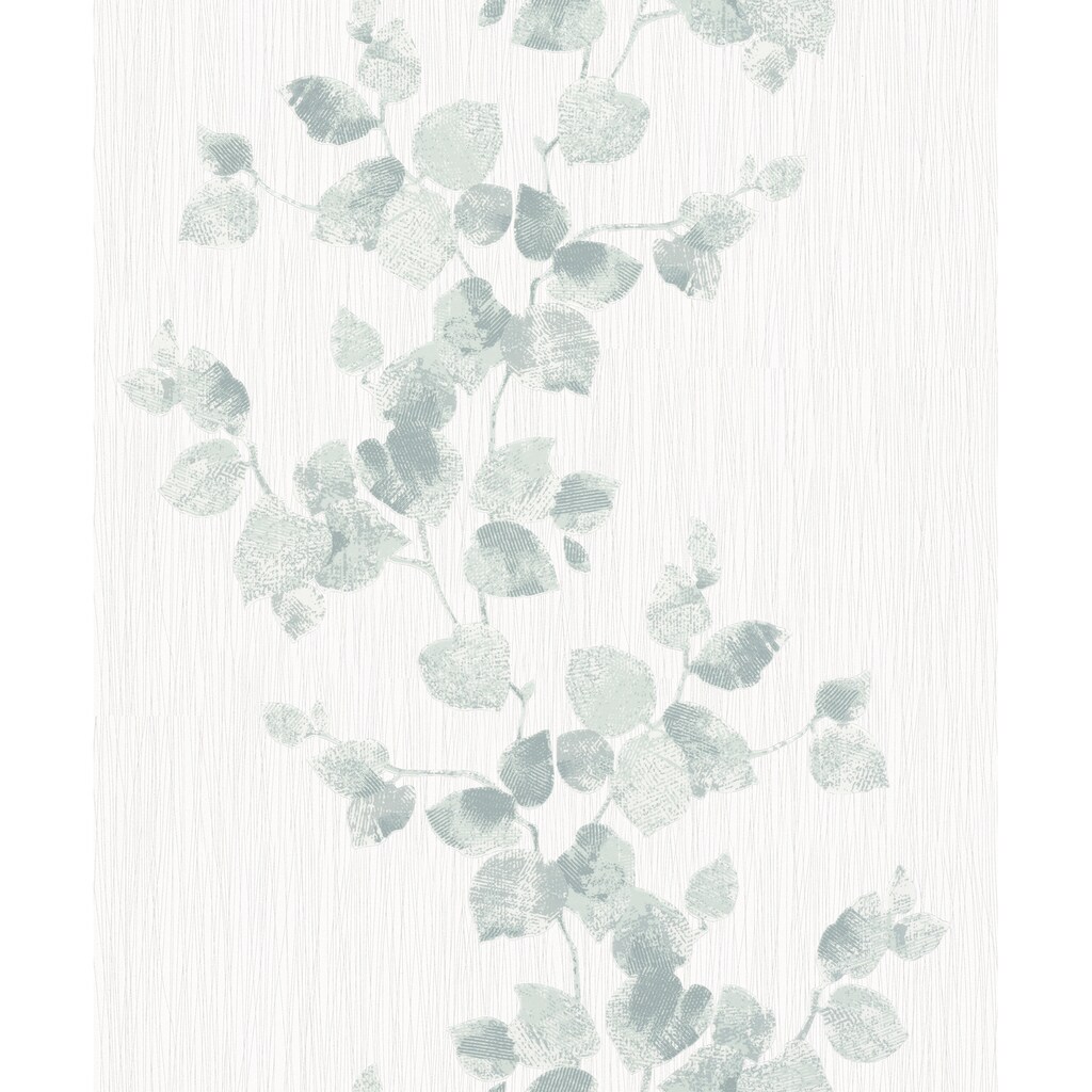 Marburg Vliestapete »Weiß-Grün«, floral