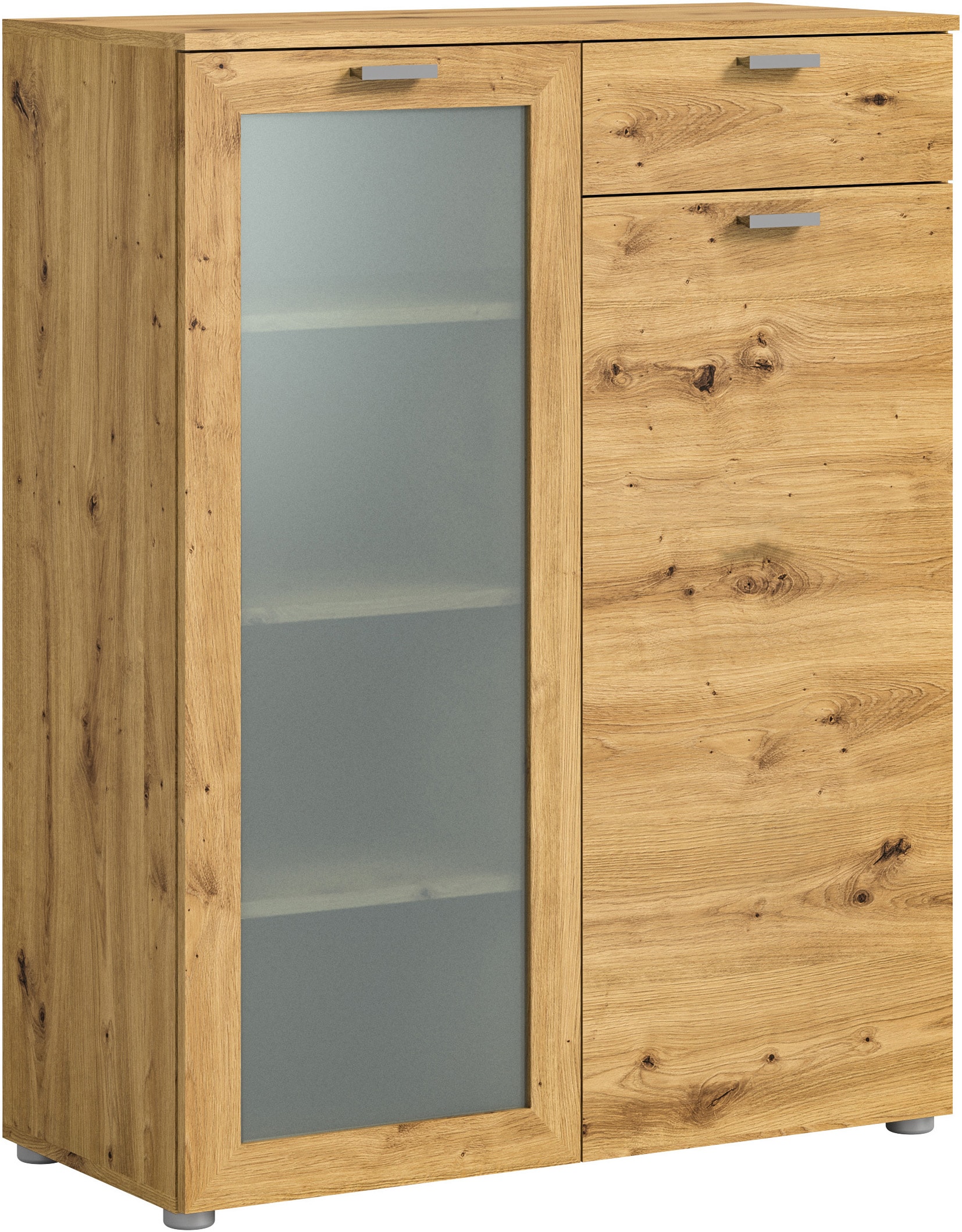 INOSIGN Highboard "Onex, Breite 90 cm, mit Glastür, vielseitig einsetzbar", in verschiedenen Farben, Kommode, Schrank, A