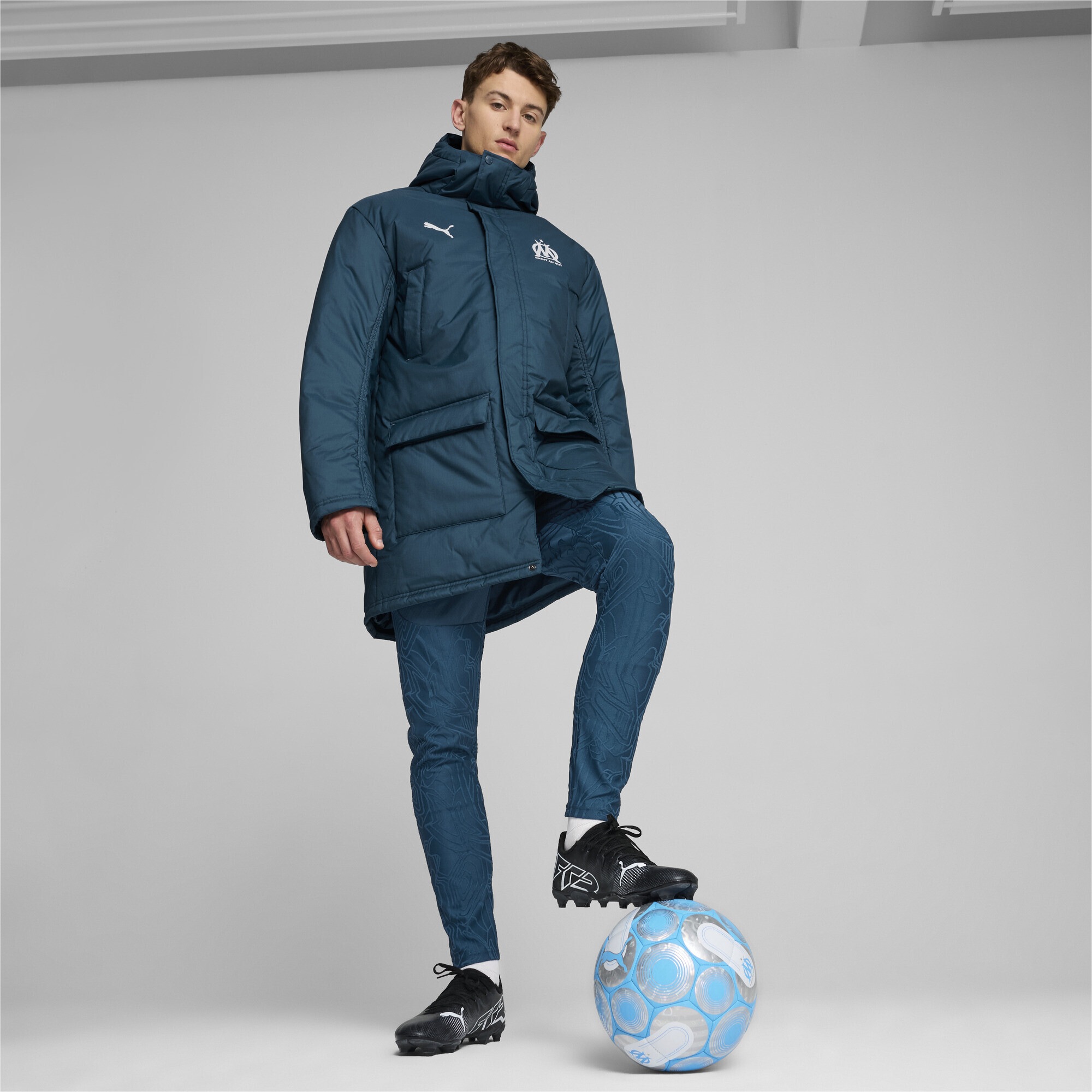 PUMA Winterjacke »Olympique de Marseille Winterjacke Herren«