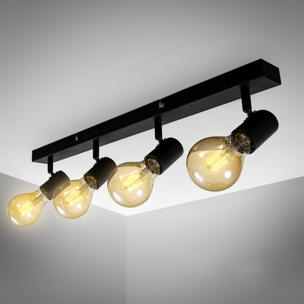 B.K.Licht LED Deckenspots, 4 flammig-flammig