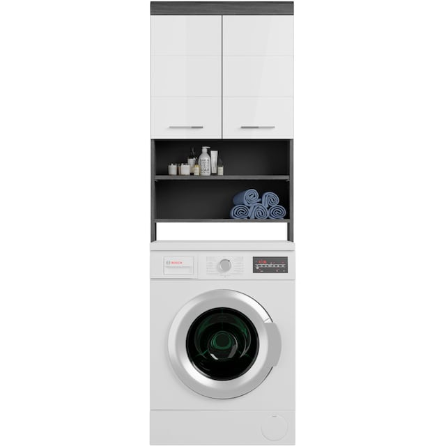 INOSIGN Waschmaschinenumbauschrank »Siena«, Badmöbel Badschrank,  Waschmaschine, 2 Türen, Breite 63 cm | BAUR