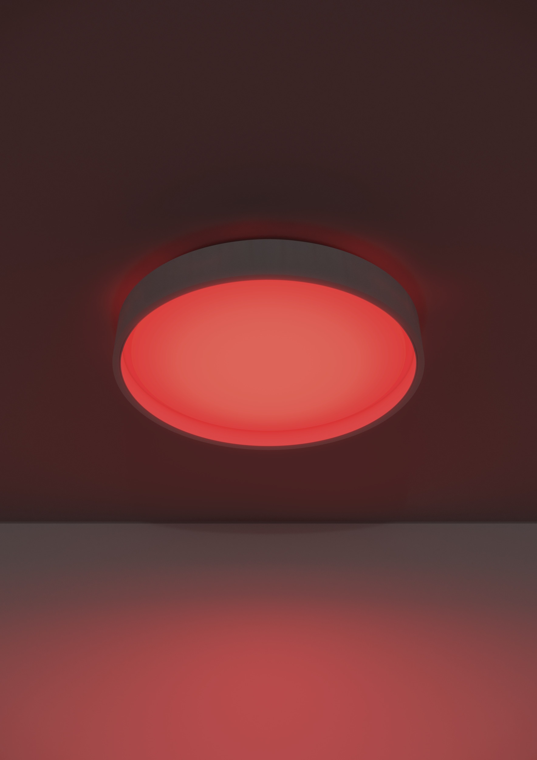 EGLO LED Deckenleuchte »MASSIGNANO-Z Deckenlampe, Disco-Modus, ZigBee 3.0, Wohnzimmerlampe« LED-Modul 1 Stk. RGB | warmweiß - kaltweiß Fernbedienung inkl., App / Sprachsteuerung Alexa, H: 6,5cm x D: 40 cm