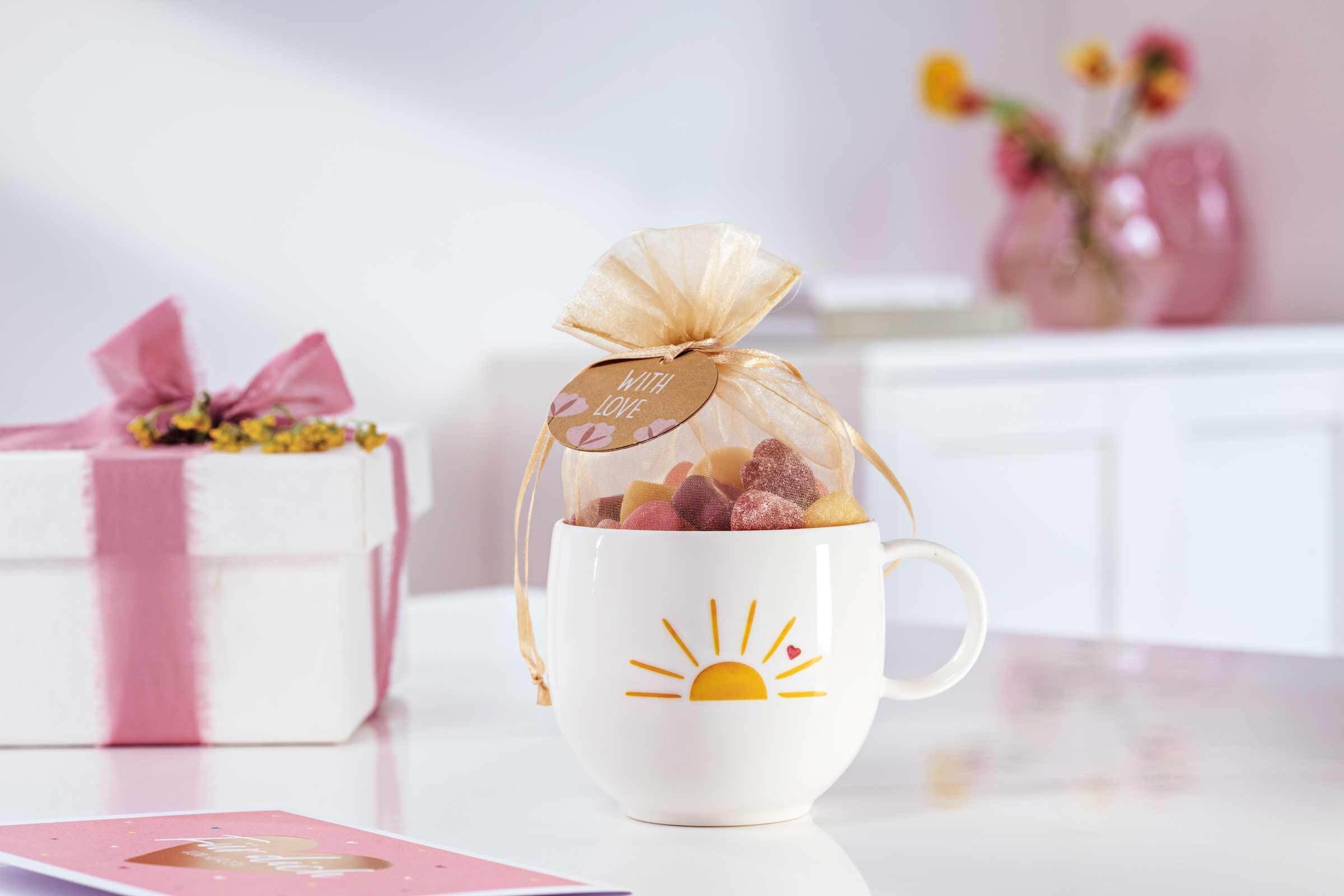 Villeroy & Boch Becher »Henkelbecher Hello Sunshine With Love 290 ml 6er Set weiß-gelb«