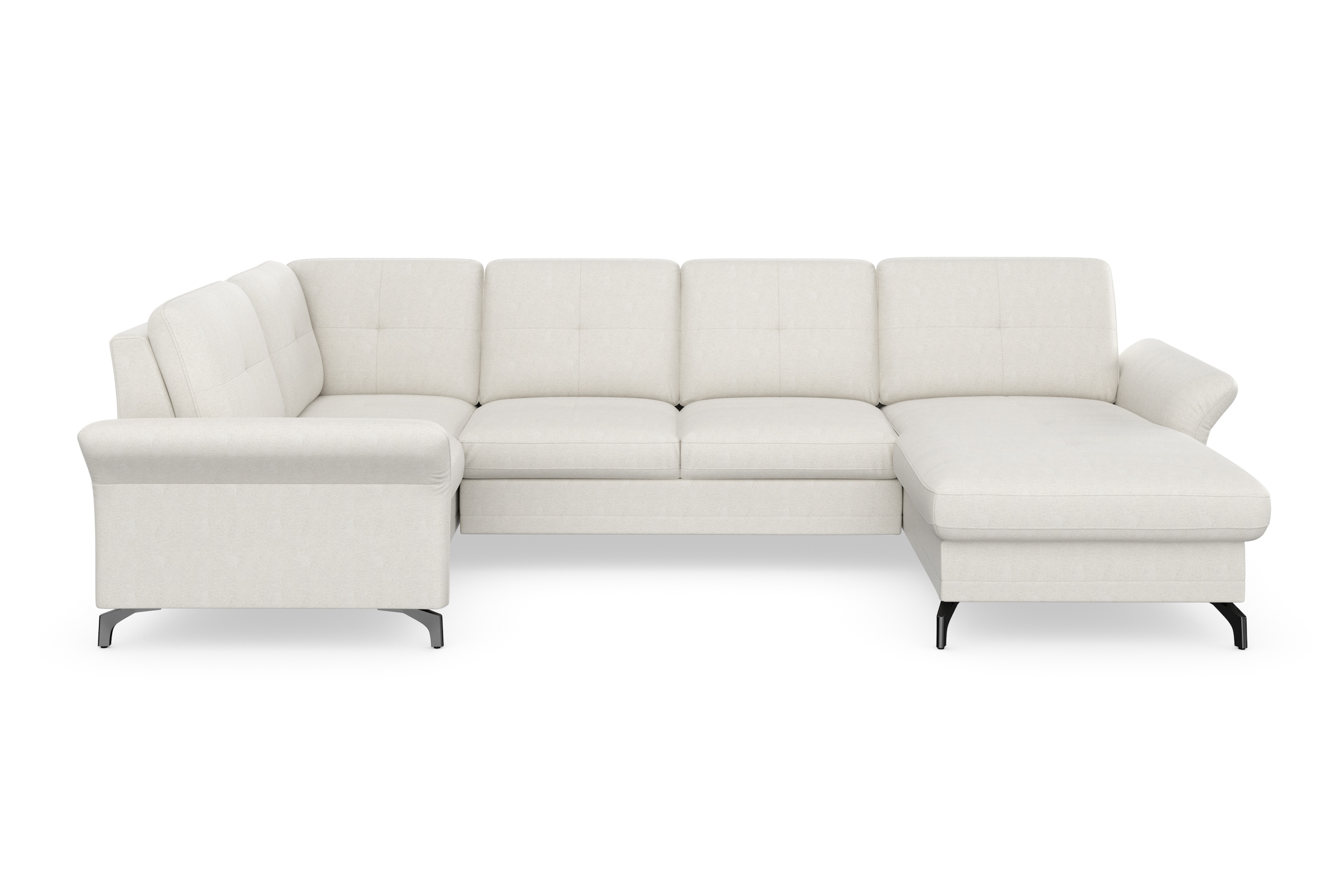 Home affaire Wohnlandschaft "Calando U-Form" wahlweise mit Bettfunktion, Be günstig online kaufen