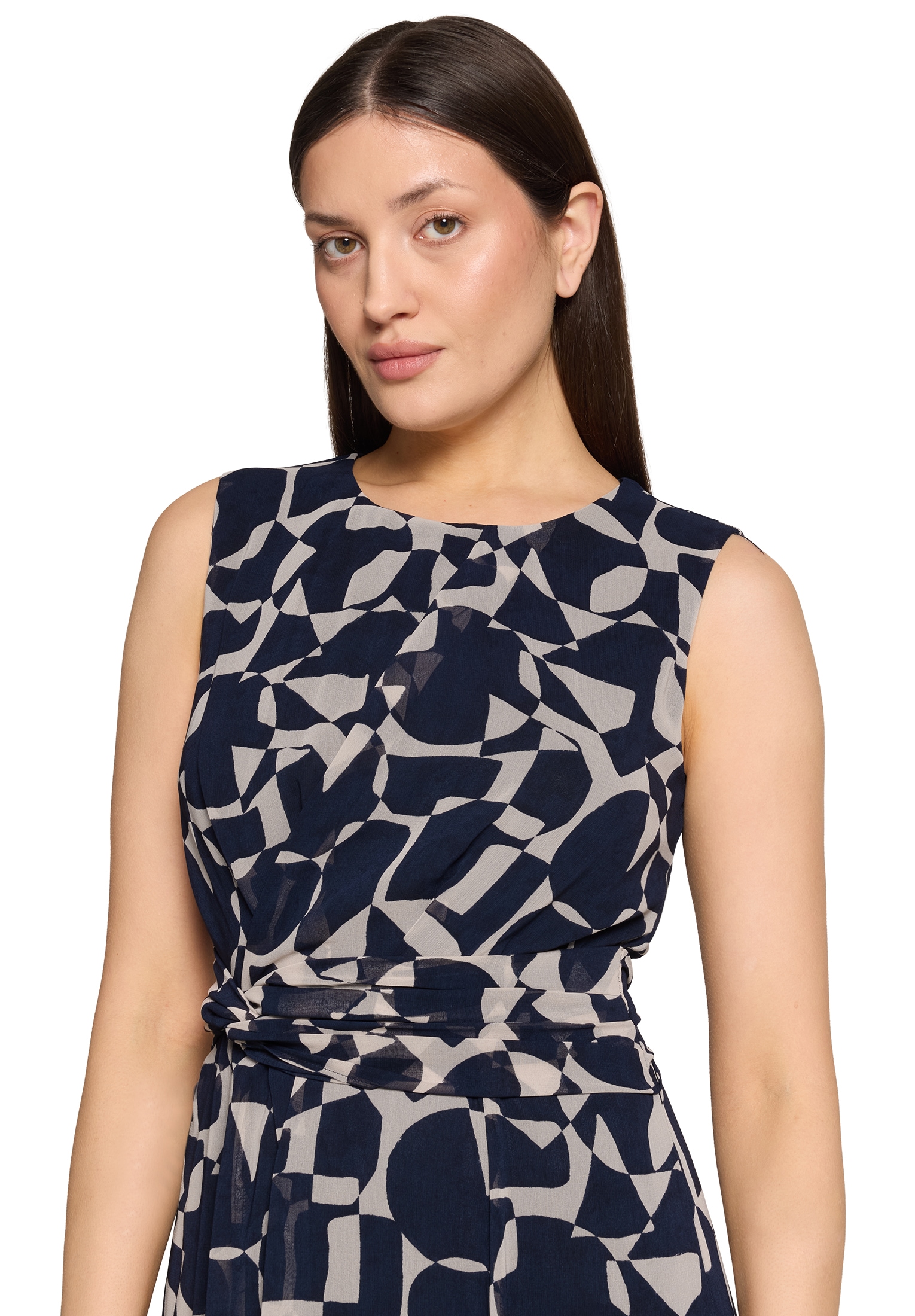 Betty&Co Chiffonkleid »Damen ohne Arm« Ohne Tasche