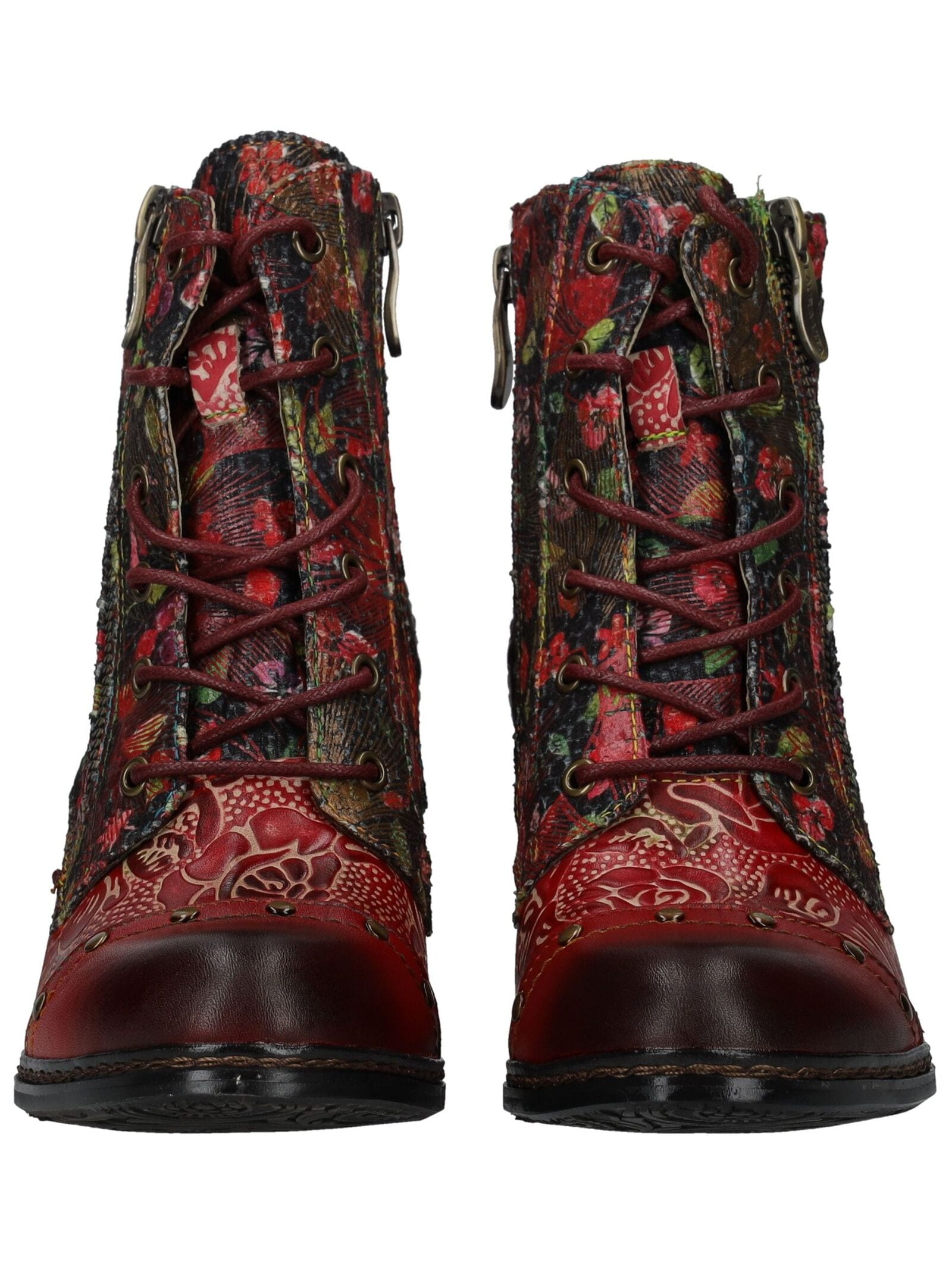 LAURA VITA Schnürstiefelette »LAURA VITA Stiefelette Leder/Textil«