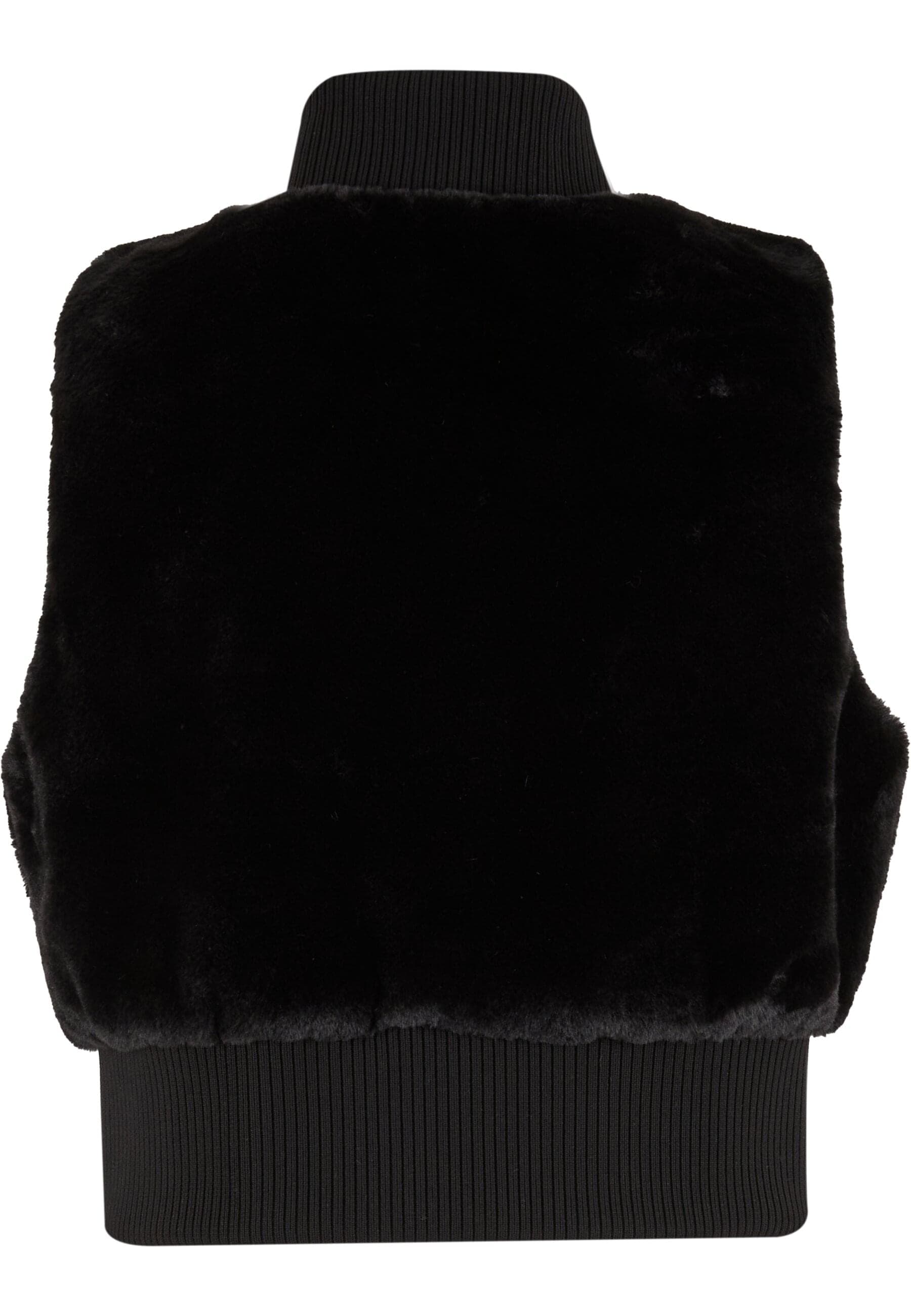 URBAN CLASSICS Steppweste »Urban Classics Ladies Cropped Faux Fur Vest«