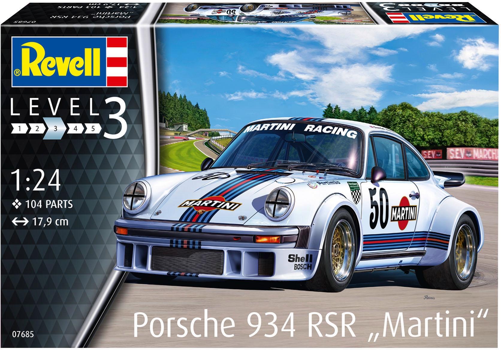 Revell® Modellbausatz »Porsche 934 RSR "Martini"«, 1:24, Made in Europe