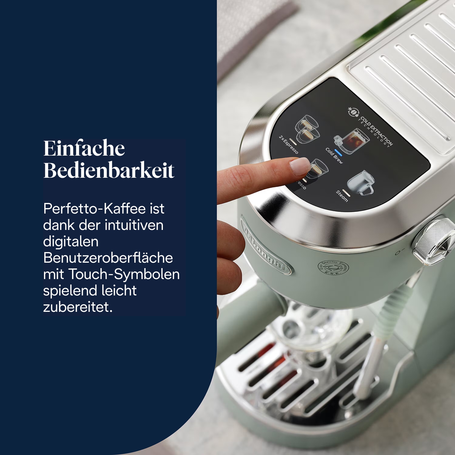 De'Longhi Espressomaschine »DEDICA DUO EC890.GR«