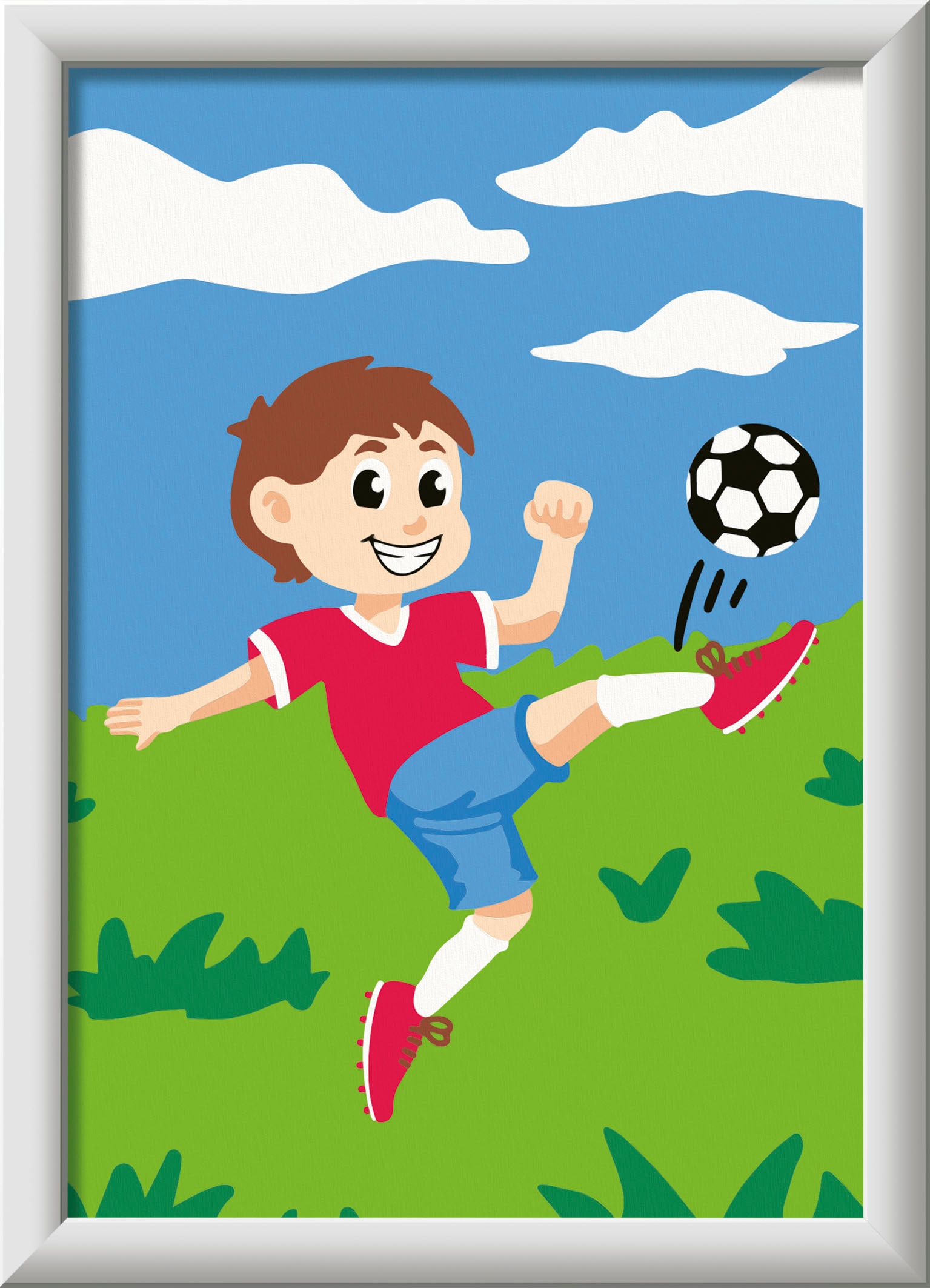 Ravensburger Malen nach Zahlen »Spaß am Fußball«, Made in Europe