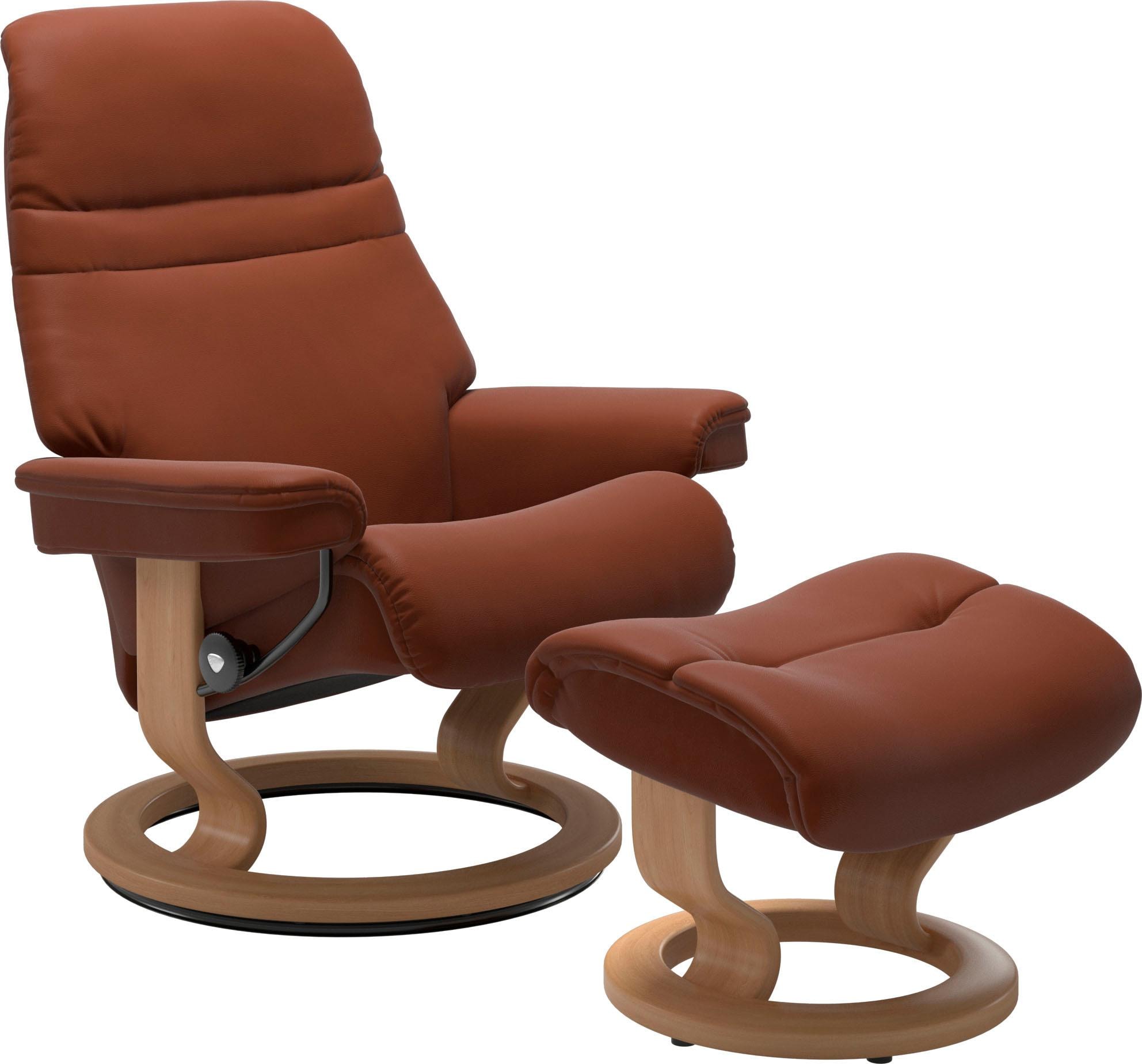 Stressless Relaxsessel "Sunrise" Set, Relaxsessel mit Hocker, mit Classic B günstig online kaufen