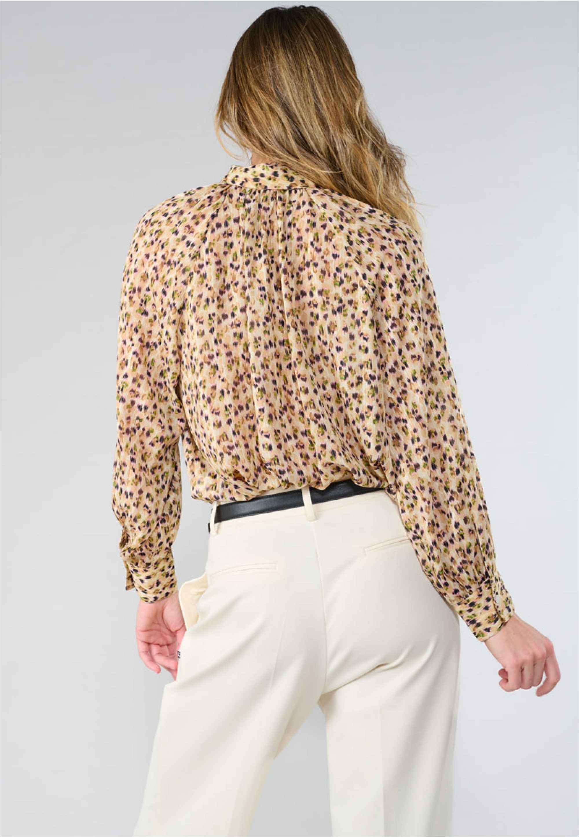 Le Temps Des Cerises Klassische Bluse »TALOU«, im angesagten Leo-Design